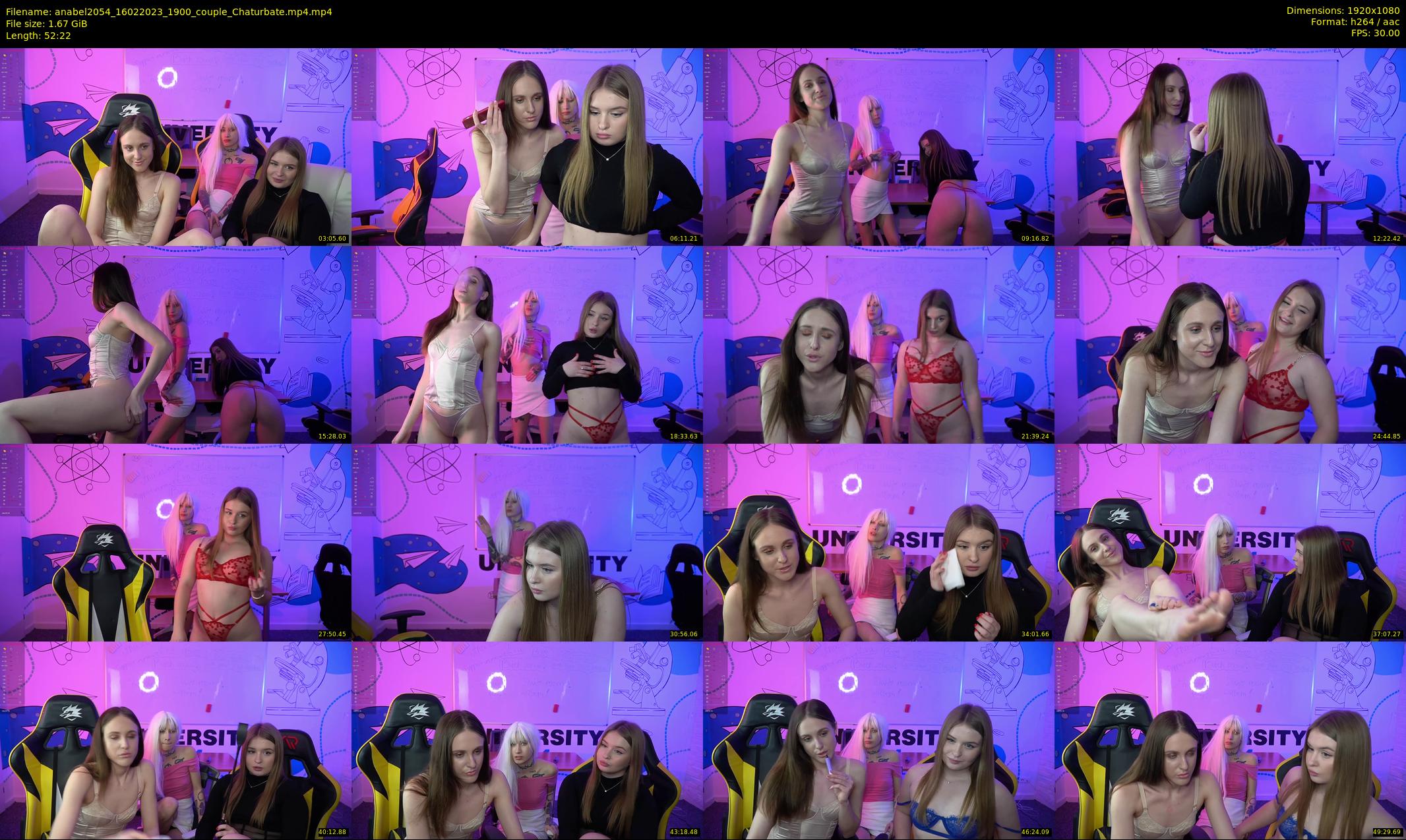anabel2054 — 53 minute Chaturbate female cam show recording, 1080p, Feb 16, 2023