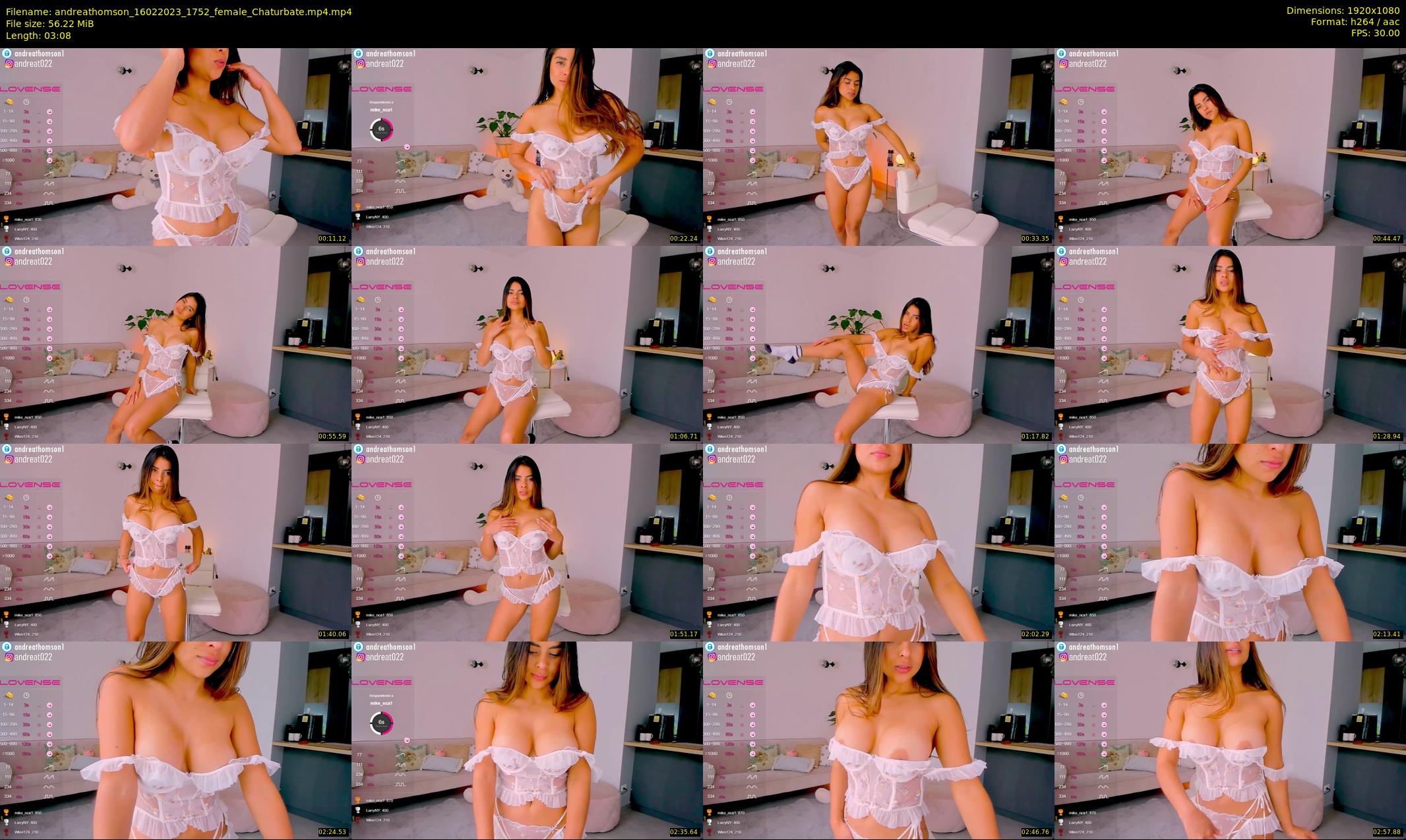 andreathomson — 4 minute Chaturbate female cam show recording, 1080p, Feb 16, 2023