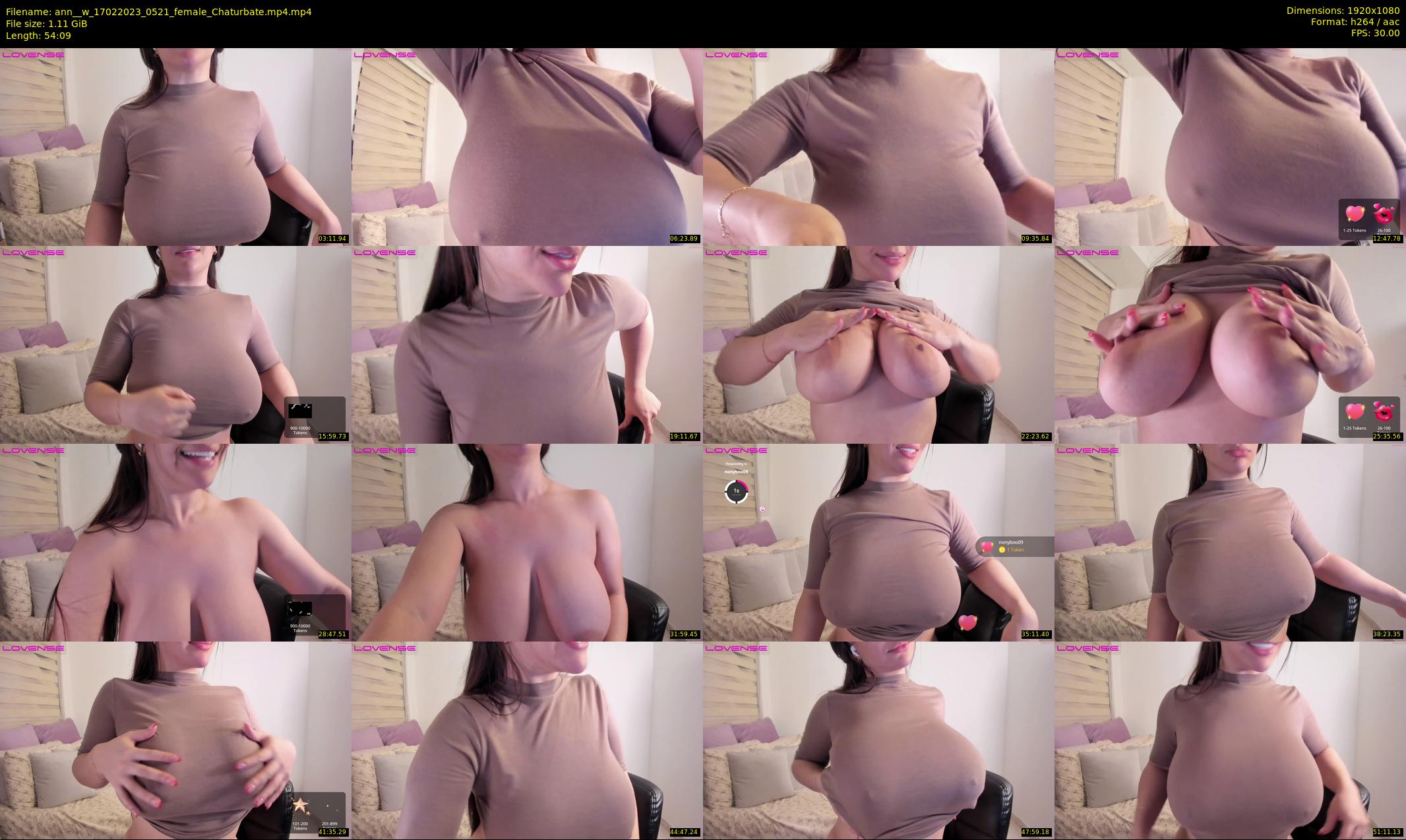 ann__w — 55 minute Chaturbate female cam show recording, 1080p, Feb 17, 2023