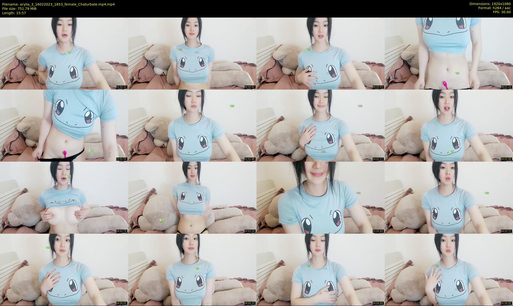 arylia_3 — 34 minute Chaturbate female cam show recording, 1080p, Feb 16, 2023