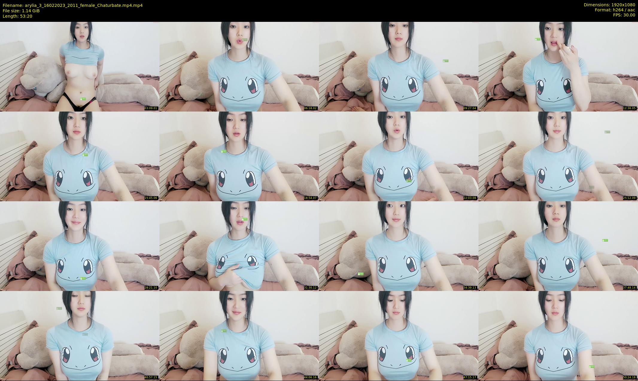 arylia_3 — 54 minute Chaturbate female cam show recording, 1080p, Feb 16, 2023