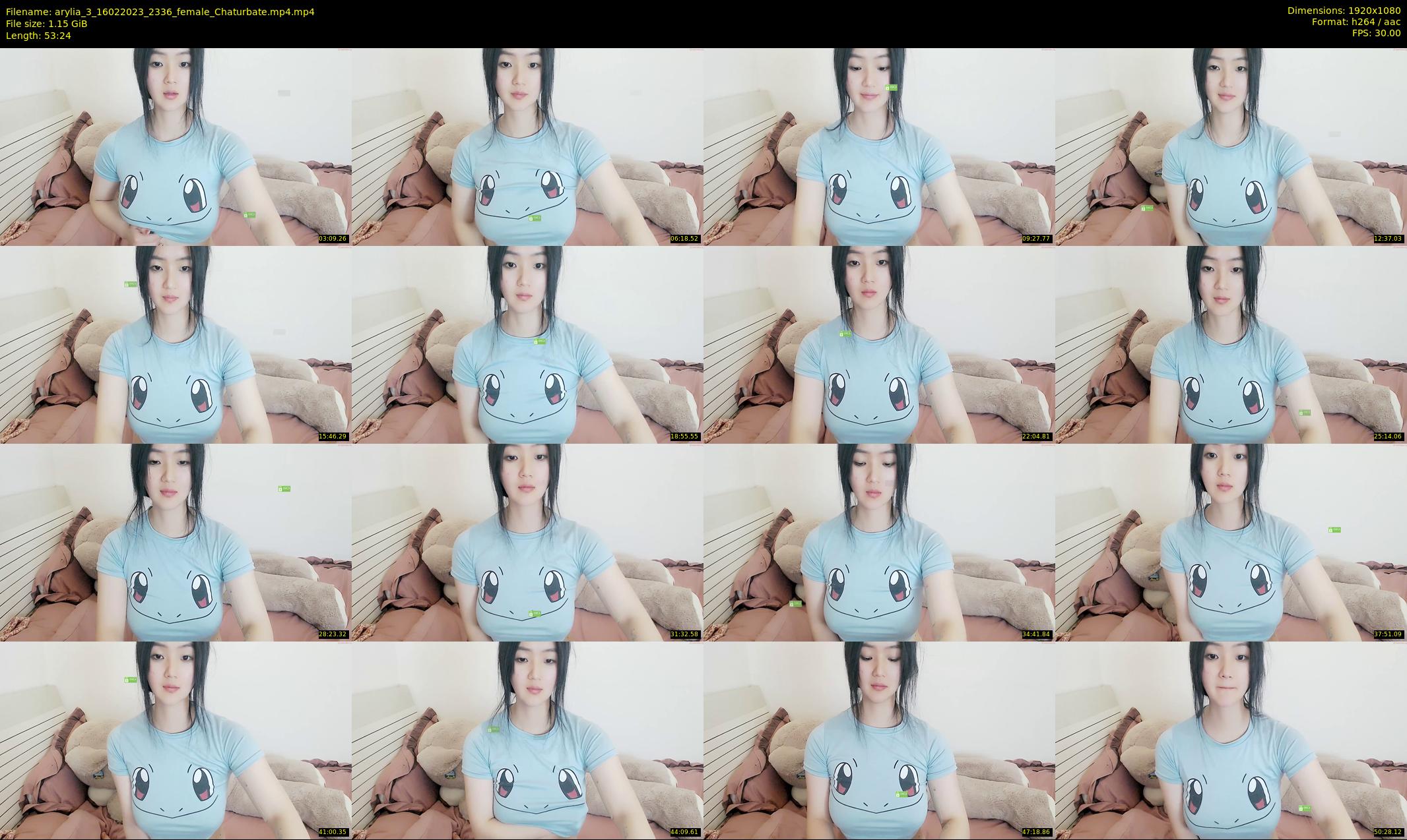 arylia_3 — 54 minute Chaturbate female cam show recording, 1080p, Feb 16, 2023
