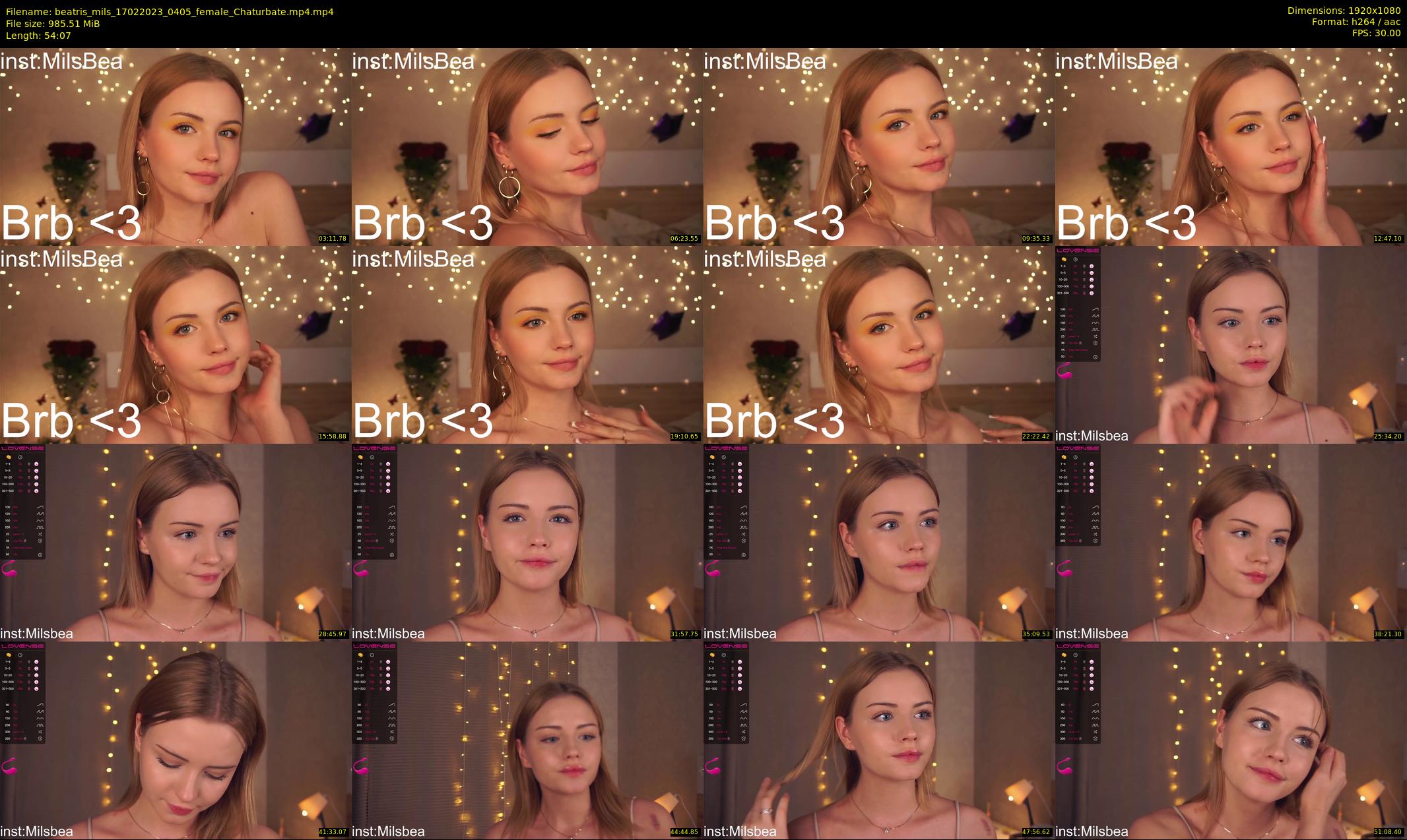 beatris_mils — 55 minute Chaturbate female cam show recording, 1080p, Feb 17, 2023