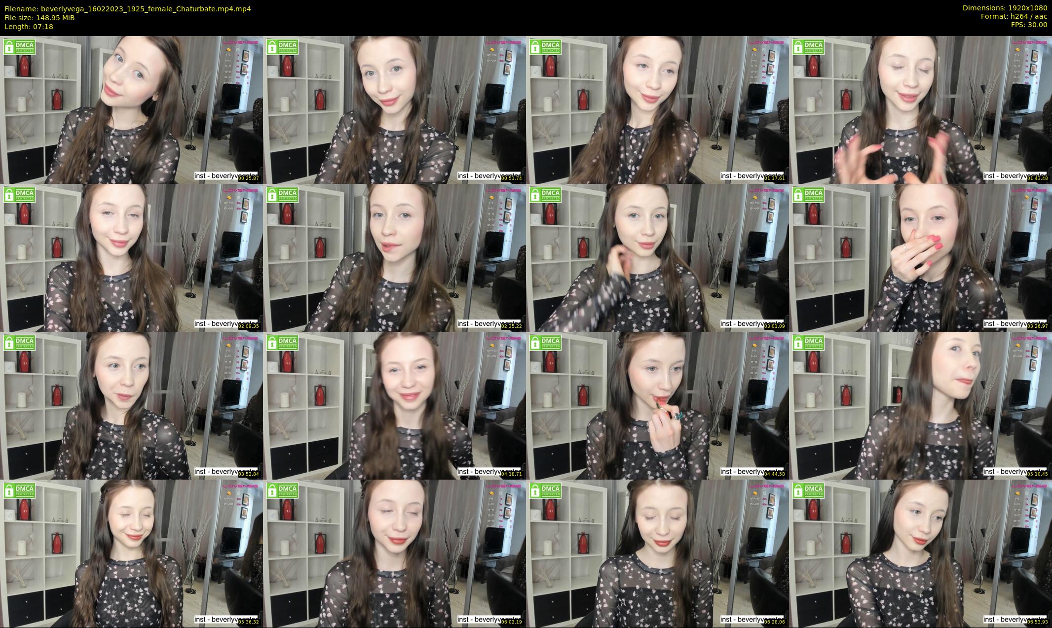 beverlyvega — 8 minute Chaturbate couple cam show recording, 1080p, Feb 16, 2023