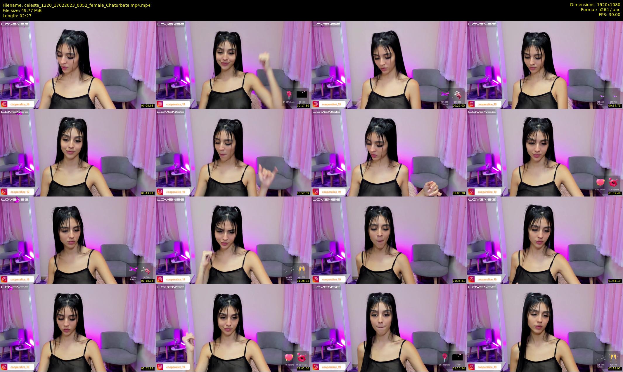 celeste_1220 — 3 minute Chaturbate female cam show recording, 1080p, Feb 17, 2023