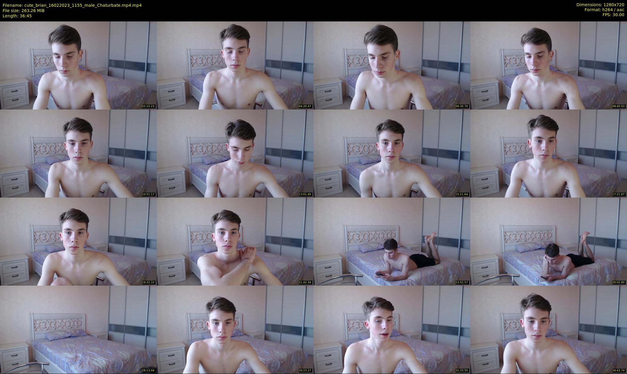 cute_brian — 37 minute Chaturbate male cam show recording, 720p, Feb 16, 2023