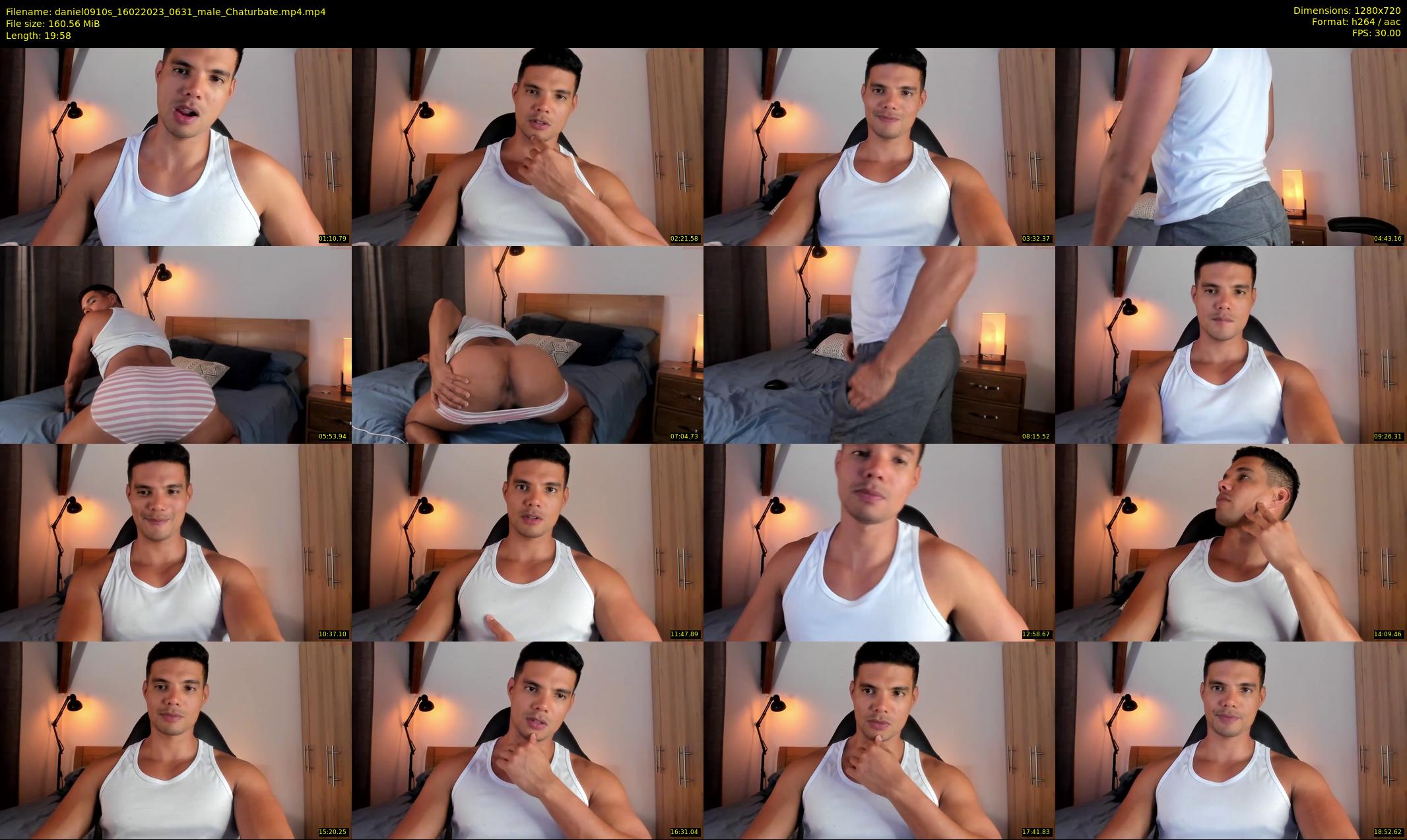 daniel0910s — 20 minute Chaturbate male cam show recording, 720p, Feb 16, 2023