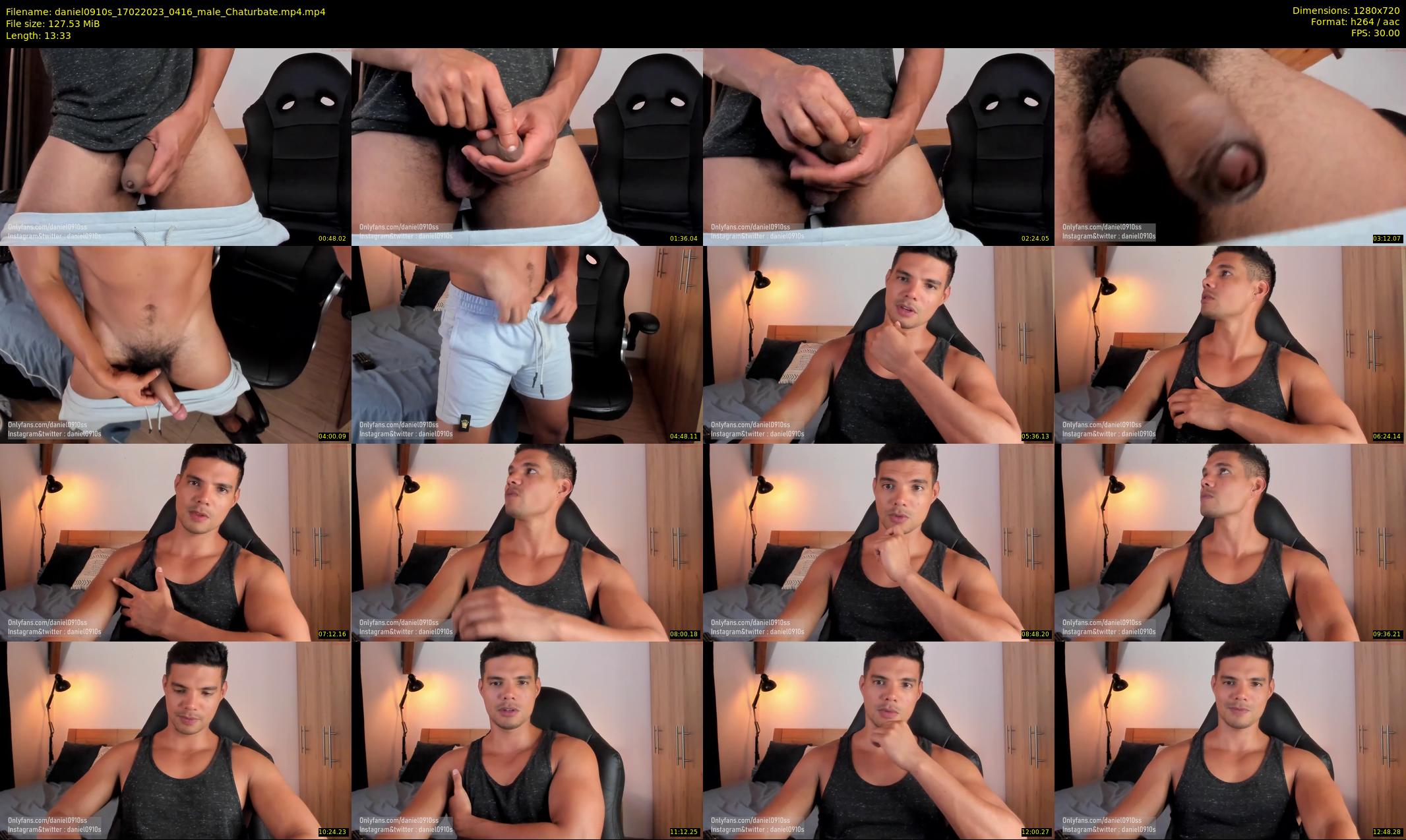 daniel0910s — 14 minute Chaturbate male cam show recording, 720p, Feb 17, 2023