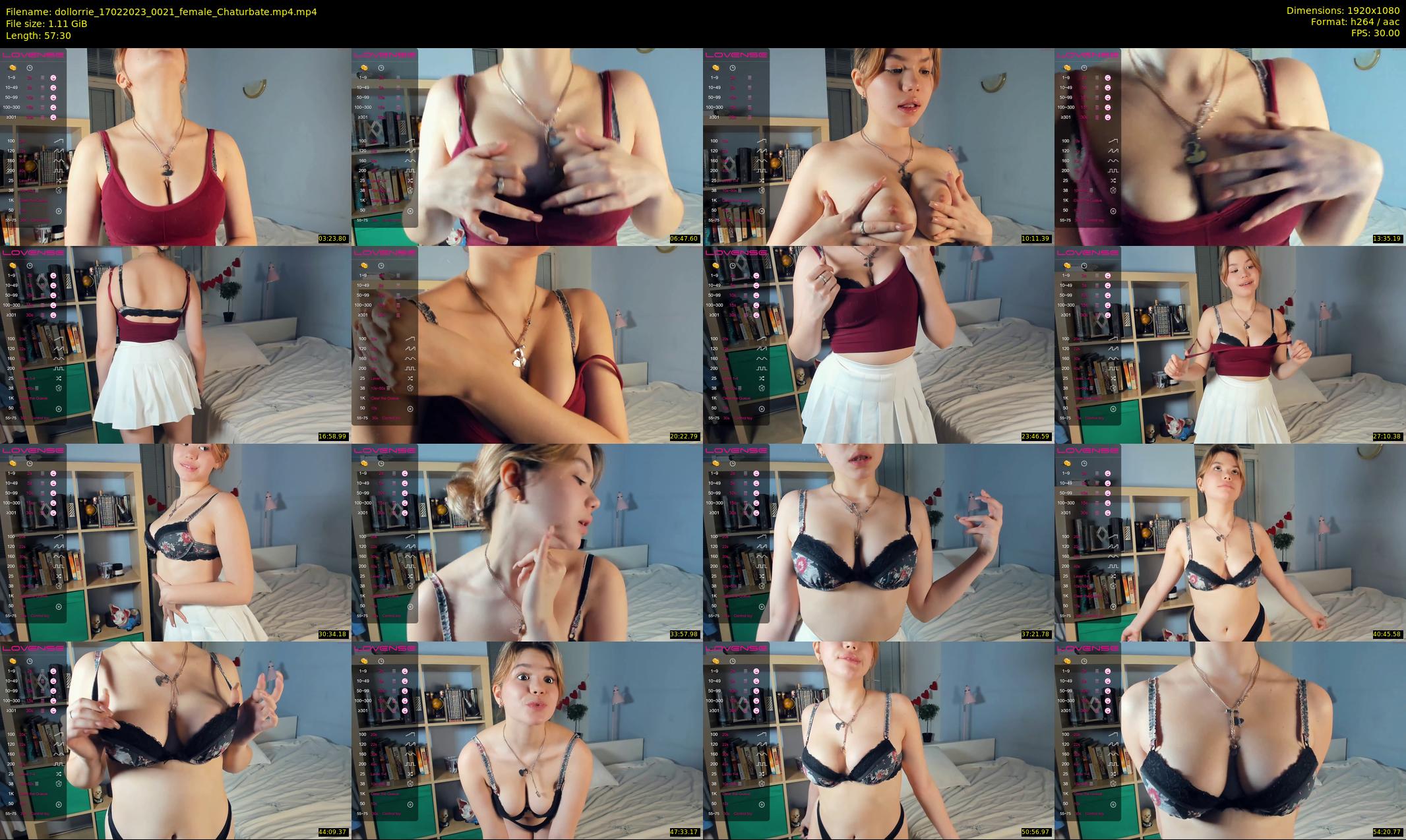 dollorrie — 58 minute Chaturbate couple cam show recording, 1080p, Feb 17, 2023