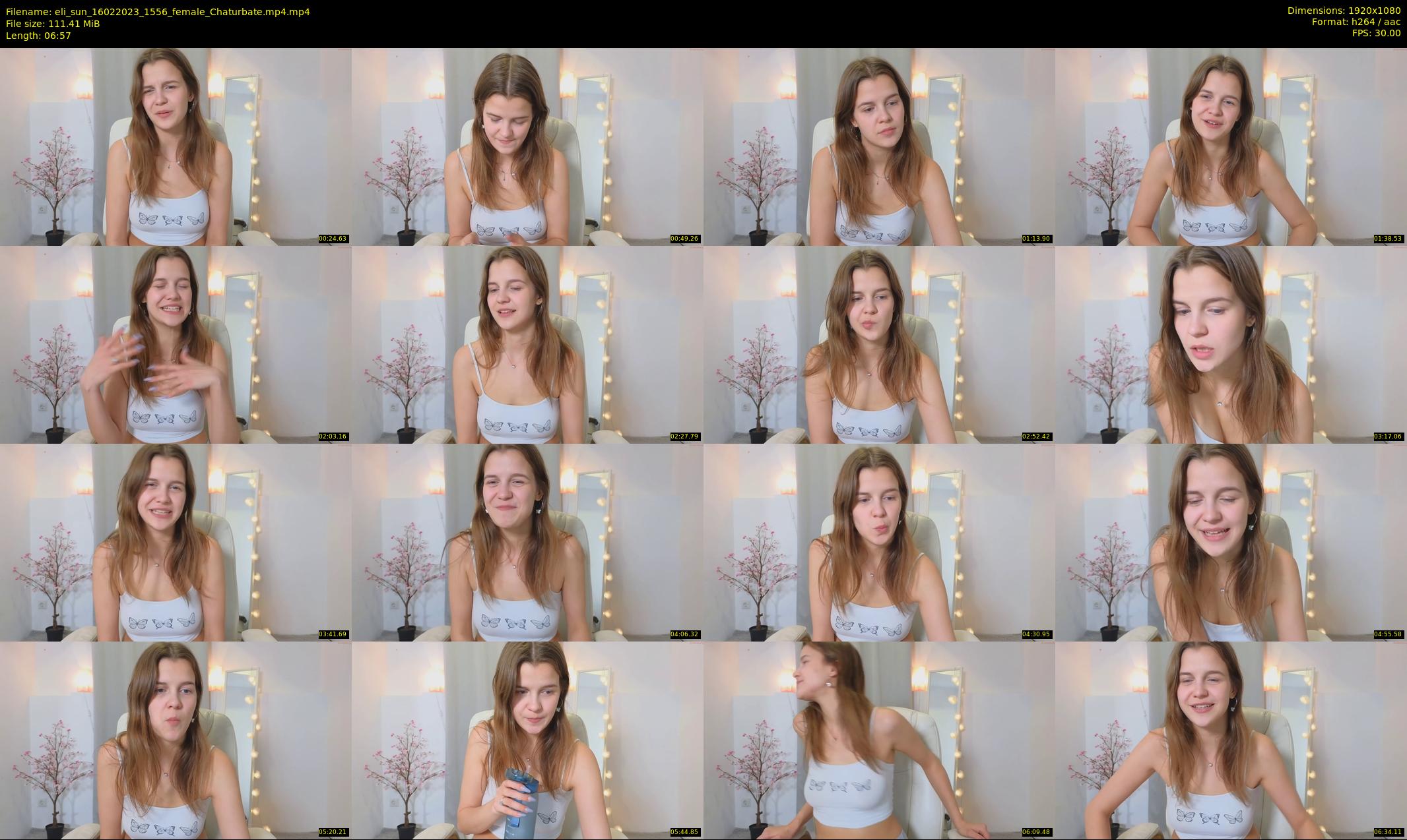eli_sun — 7 minute Chaturbate female cam show recording, 1080p, Feb 16, 2023