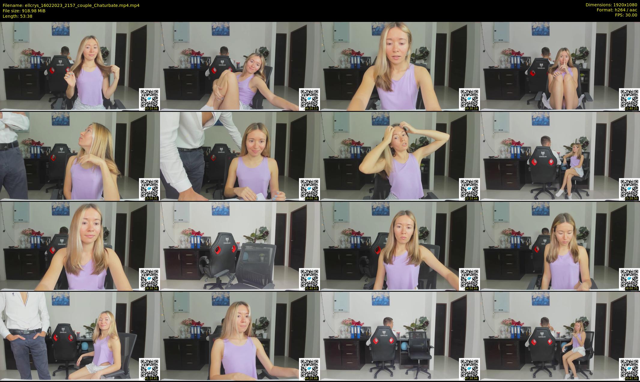 ellcrys — 54 minute Chaturbate couple cam show recording, 1080p, Feb 16, 2023