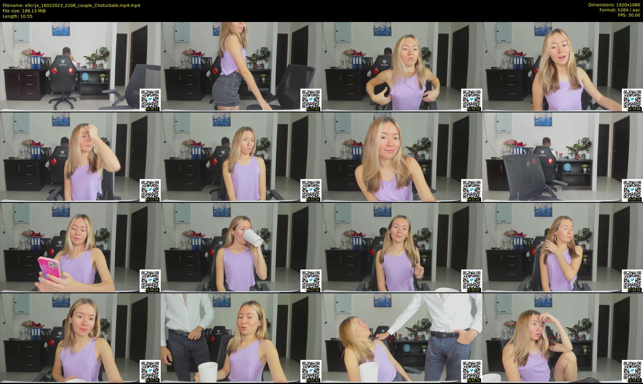 ellcrys — 11 minute Chaturbate couple cam show recording, 1080p, Feb 16, 2023