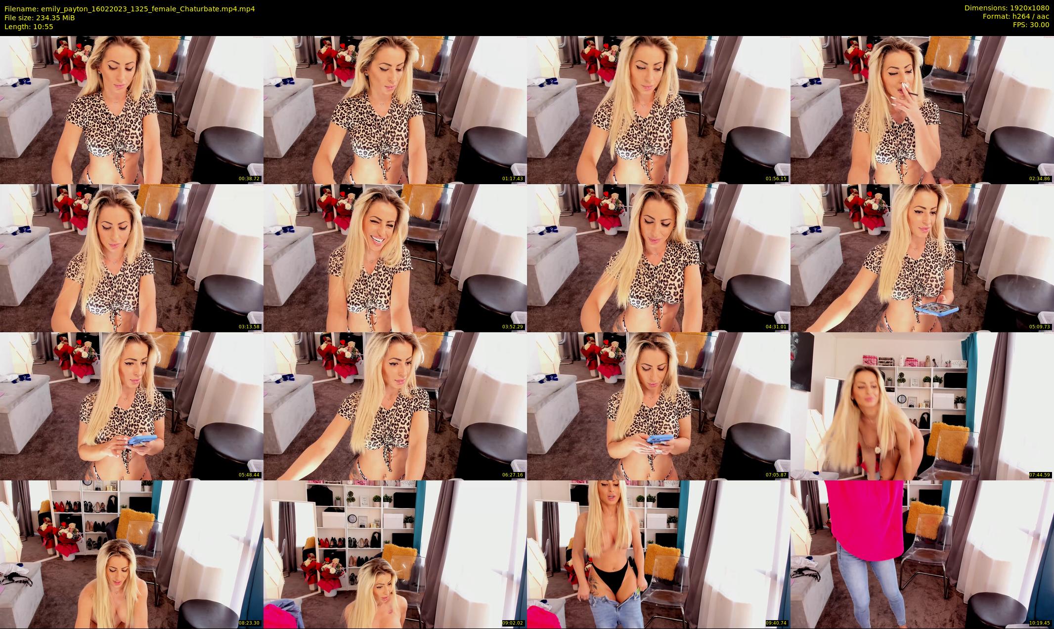 emily_payton — 11 minute Chaturbate female cam show recording, 1080p, Feb 16, 2023
