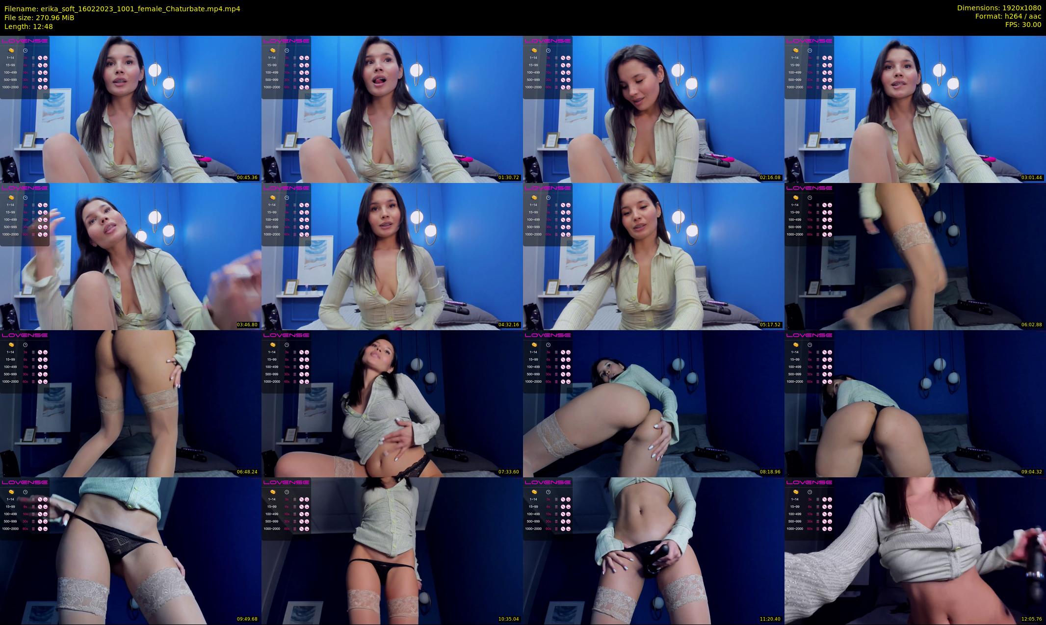erika_soft — 13 minute Chaturbate female cam show recording, 1080p, Feb 16, 2023