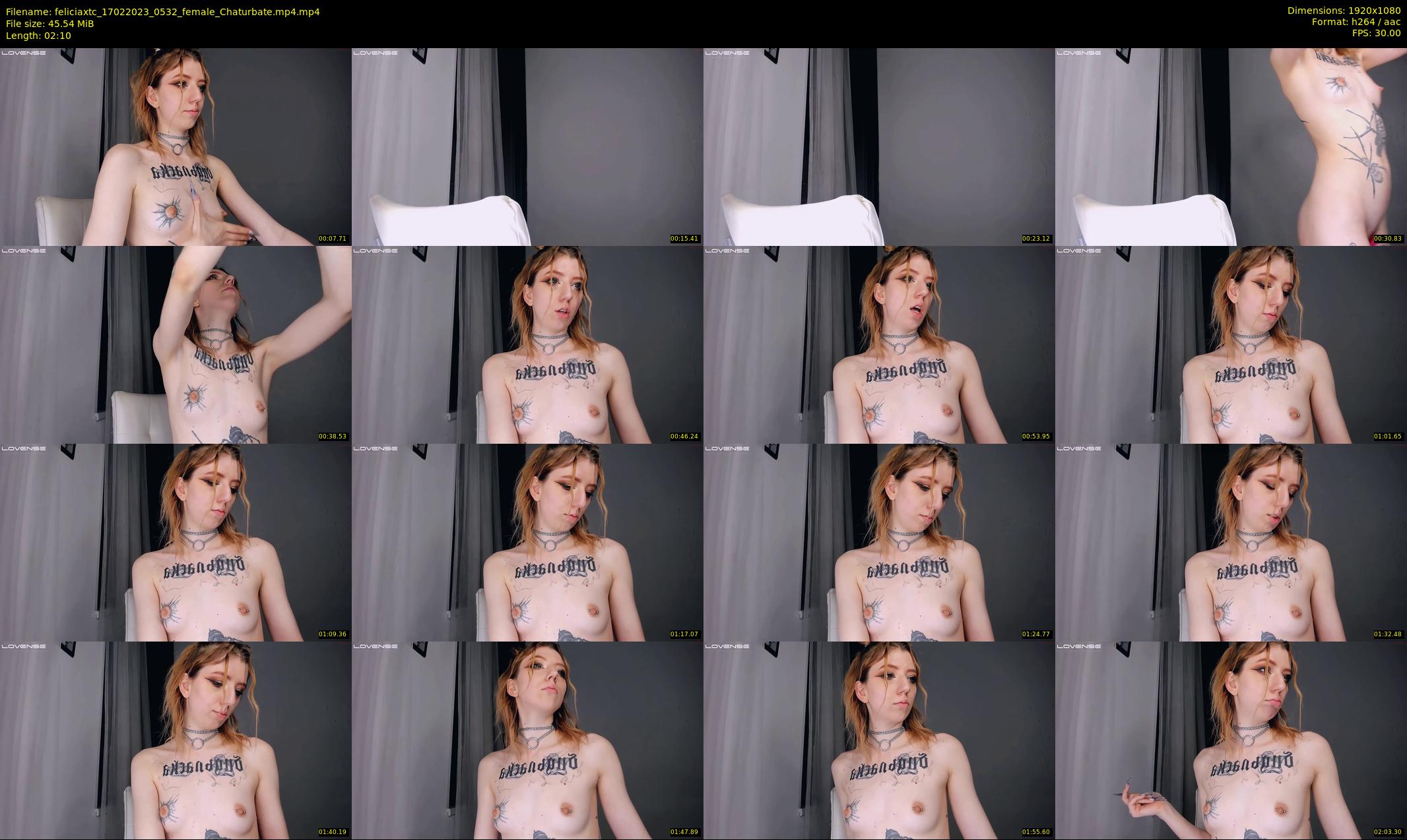 feliciaxtc — 3 minute Chaturbate female cam show recording, 1080p, Feb 17, 2023