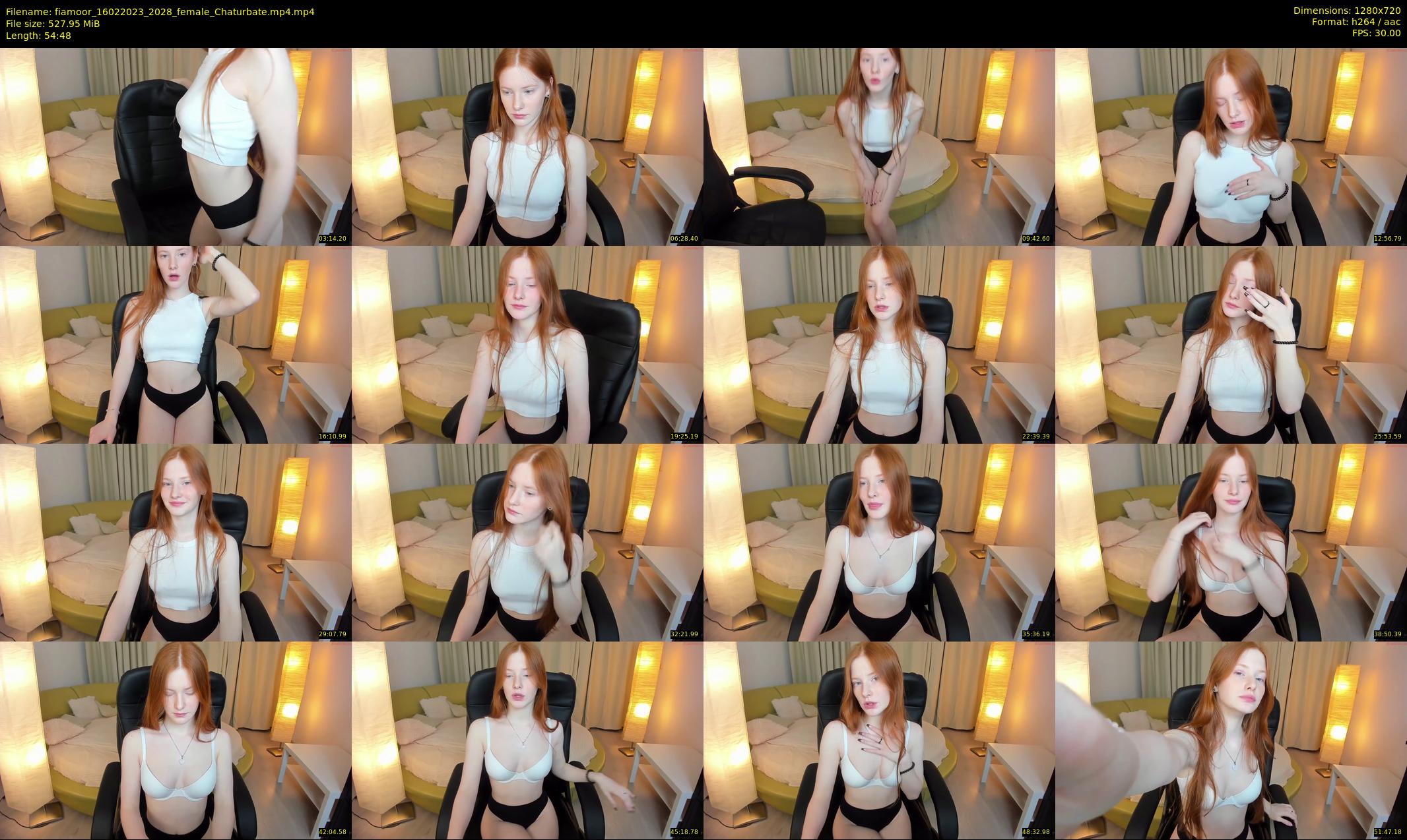 fiamoor — 55 minute Chaturbate female cam show recording, 720p, Feb 16, 2023