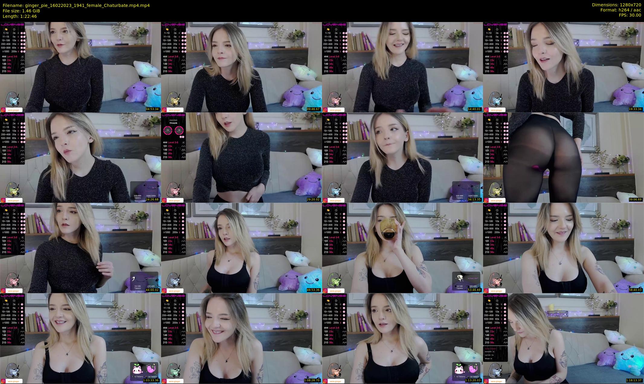 ginger_pie — 83 minute Chaturbate female cam show recording, 720p, Feb 16, 2023