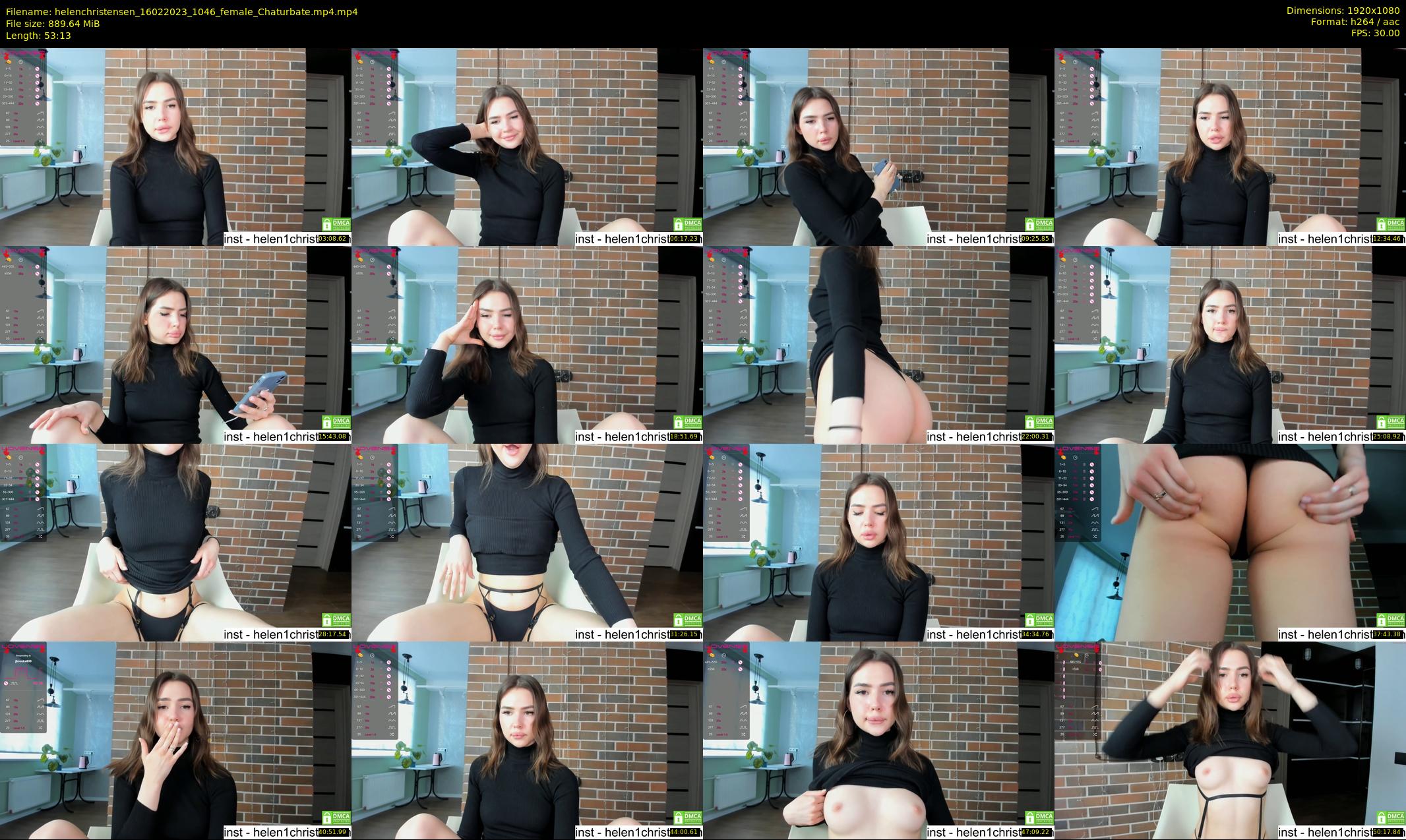 helenchristensen — 54 minute Chaturbate female cam show recording, 1080p, Feb 16, 2023