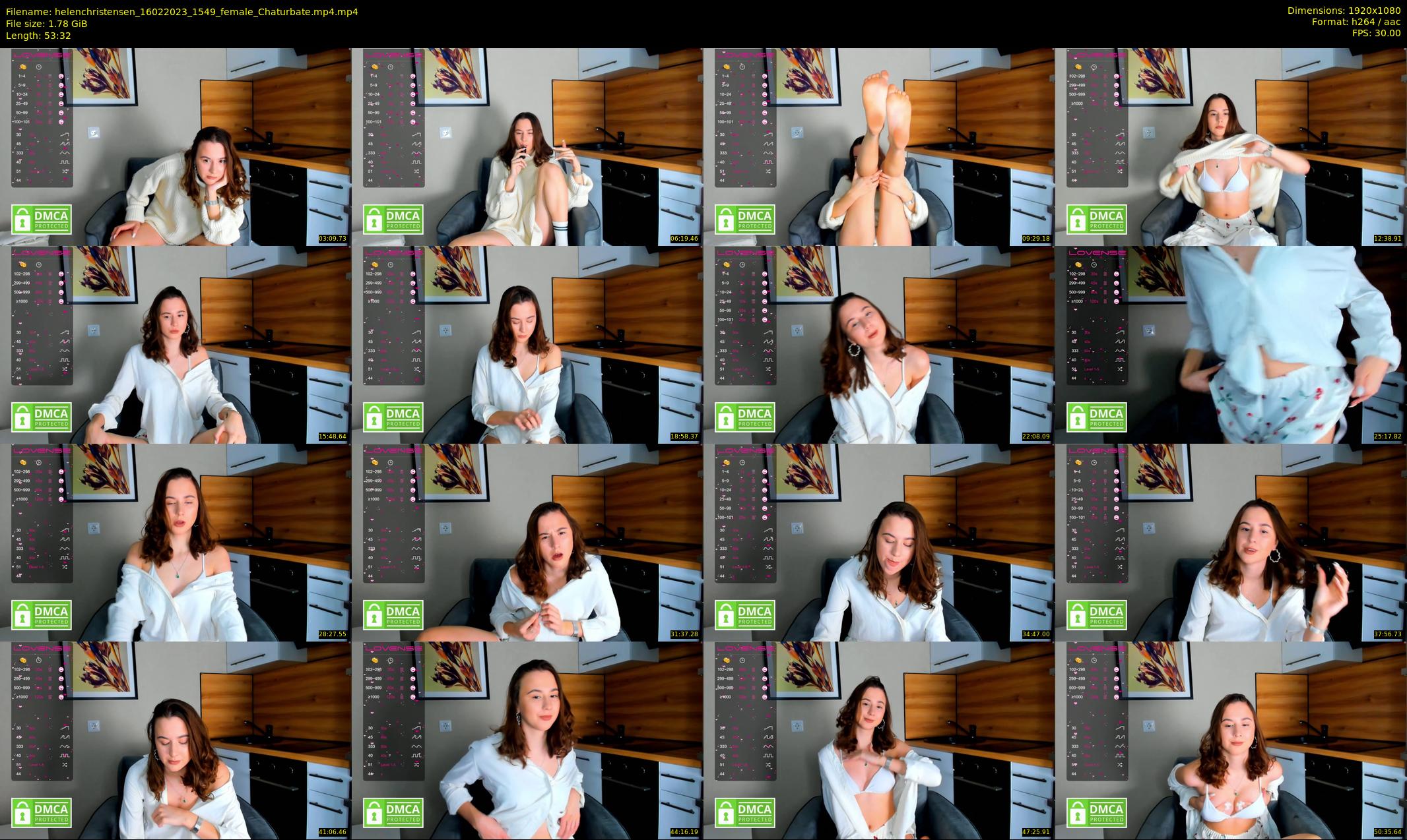 helenchristensen — 54 minute Chaturbate female cam show recording, 1080p, Feb 16, 2023