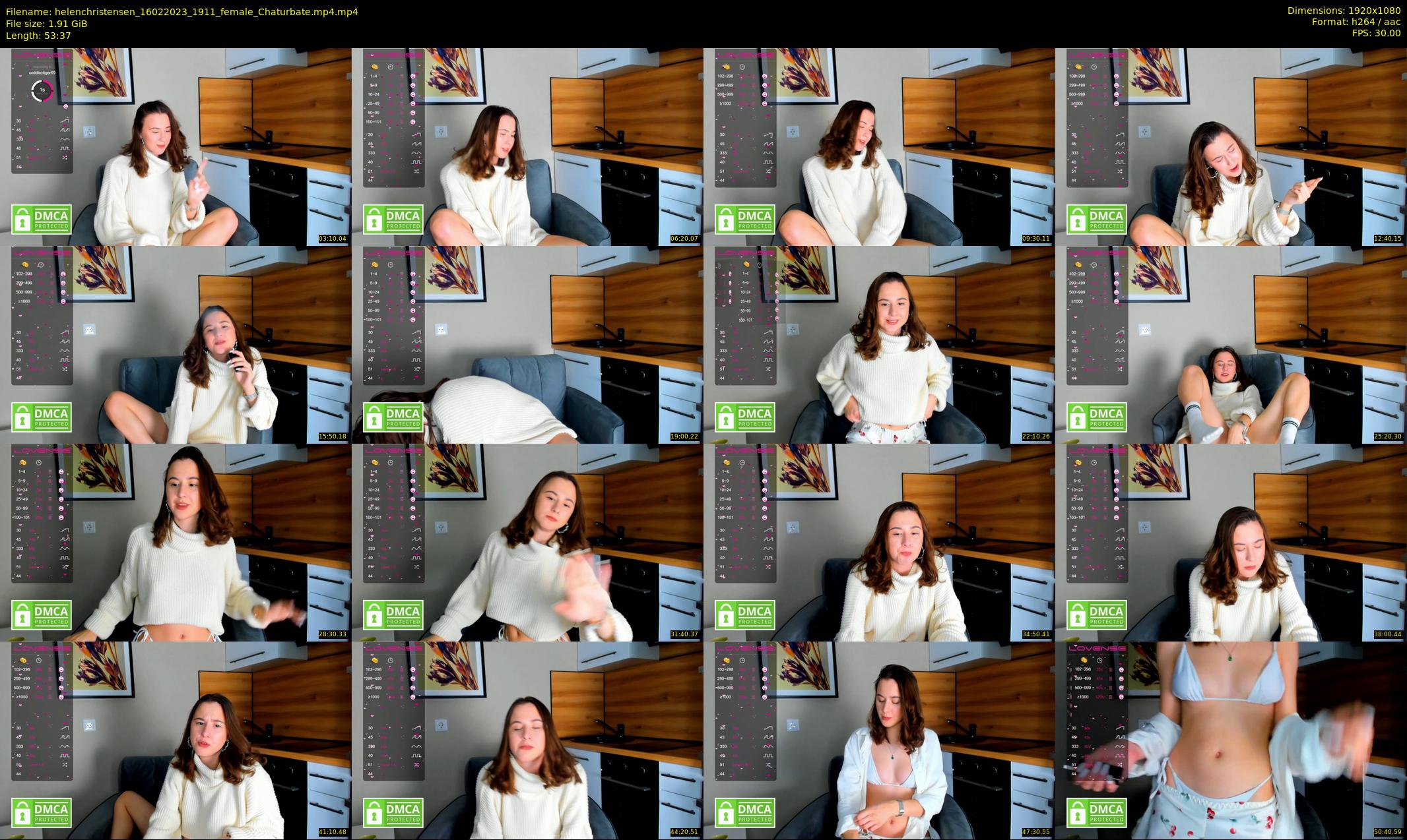 helenchristensen — 54 minute Chaturbate female cam show recording, 1080p, Feb 16, 2023