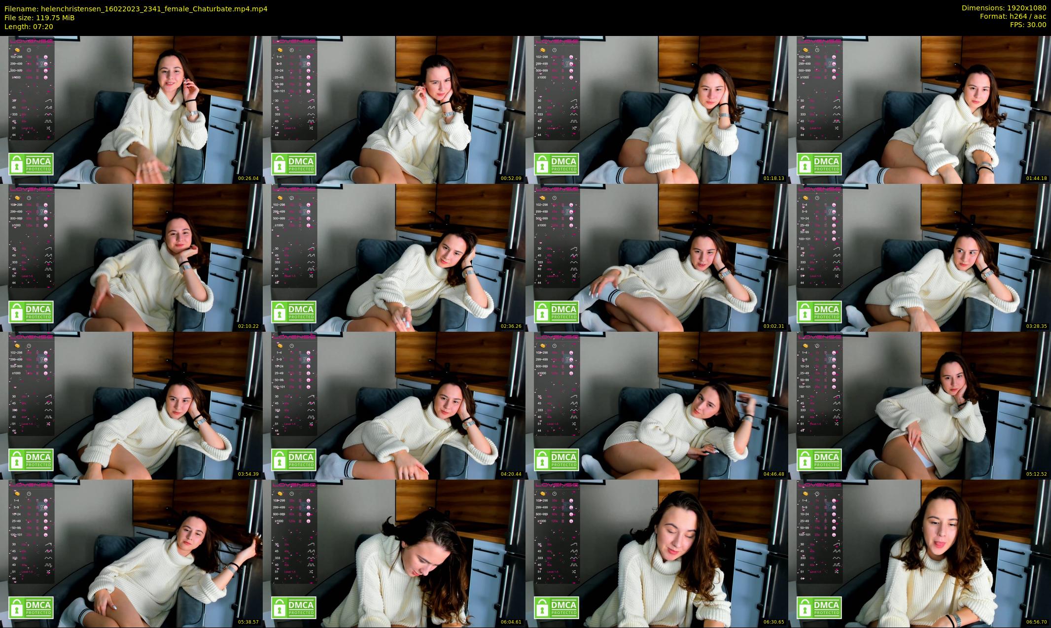 helenchristensen — 8 minute Chaturbate female cam show recording, 1080p, Feb 16, 2023
