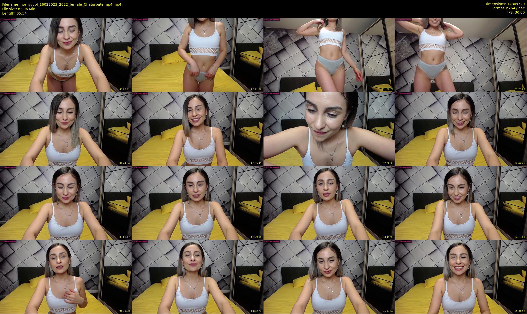 hornyycpl — 6 minute Chaturbate couple cam show recording, 720p, Feb 16, 2023