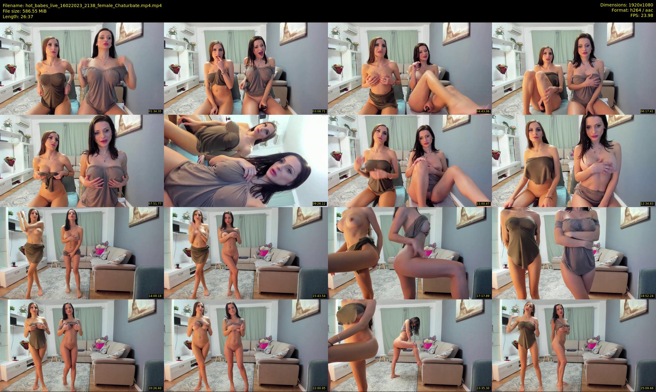 hot_babes_live — 27 minute Chaturbate female cam show recording, 1080p, Feb 16, 2023