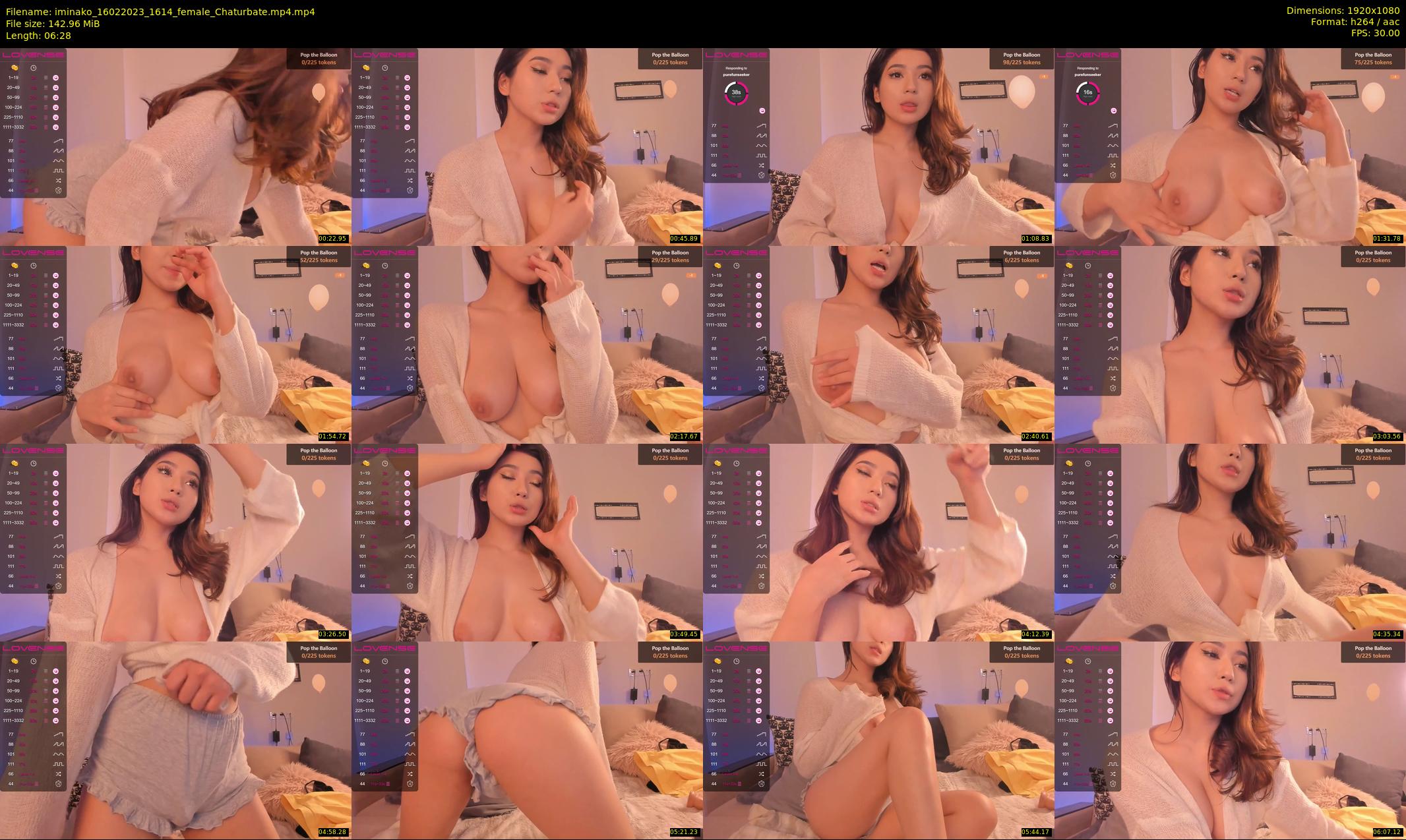 iminako — 7 minute Chaturbate female cam show recording, 1080p, Feb 16, 2023