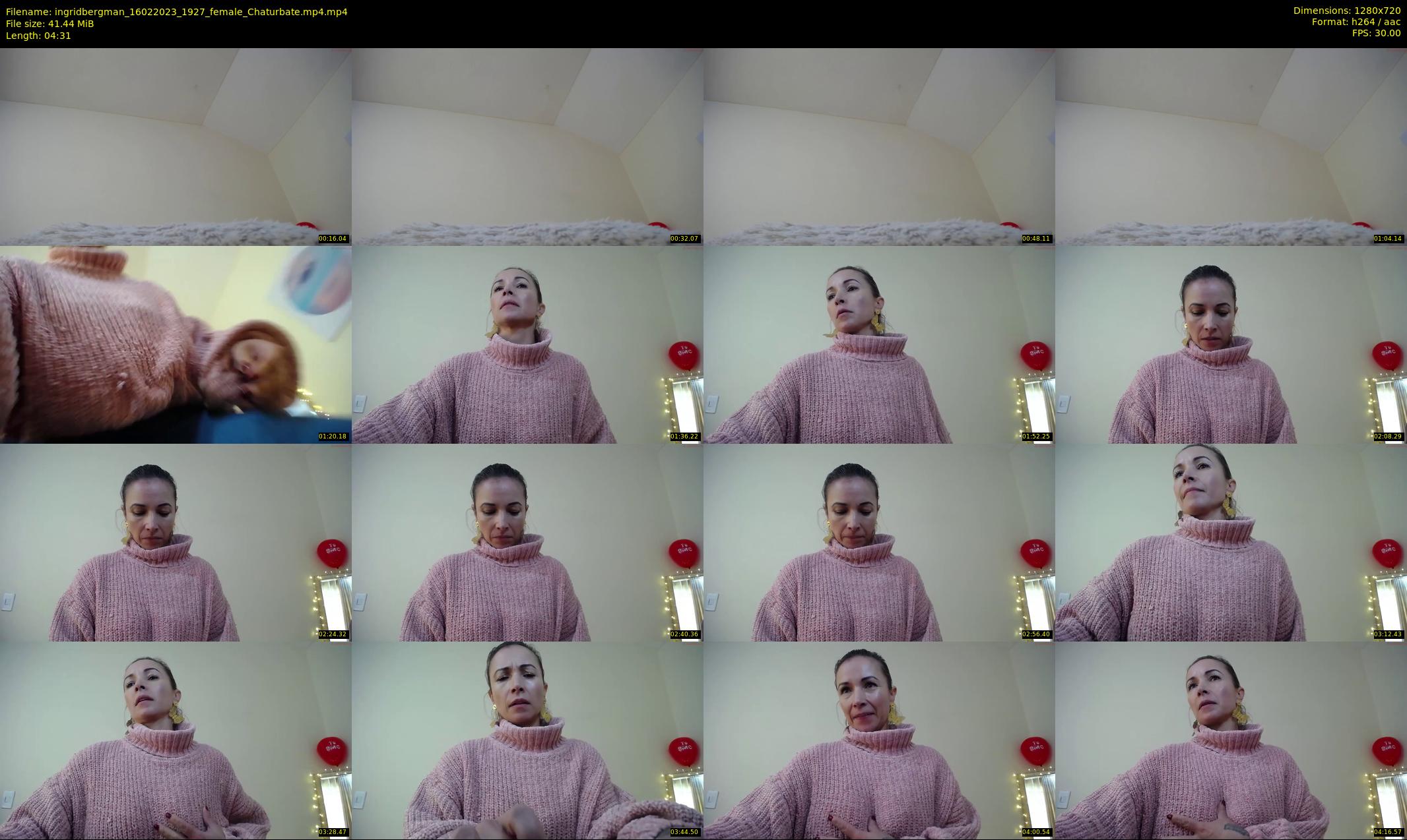 ingridbergman — 5 minute Chaturbate female cam show recording, 720p, Feb 16, 2023