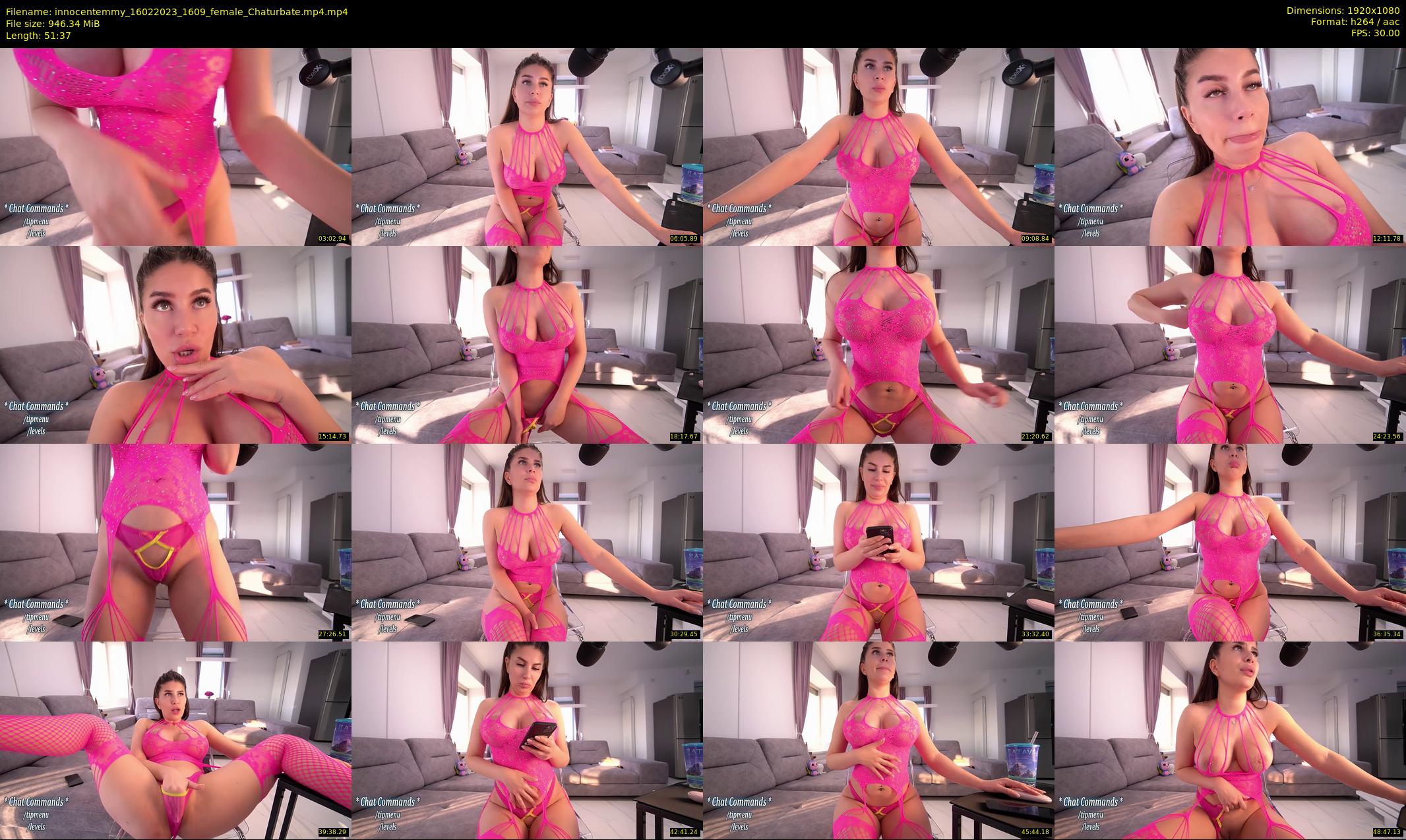 innocentemmy — 52 minute Chaturbate female cam show recording, 1080p, Feb 16, 2023