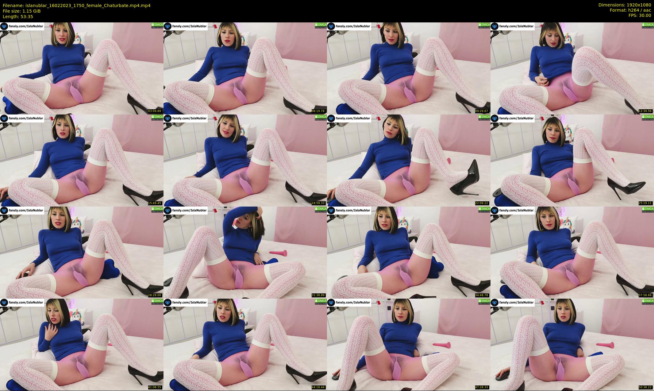 islanublar — 54 minute Chaturbate female cam show recording, 1080p, Feb 16, 2023