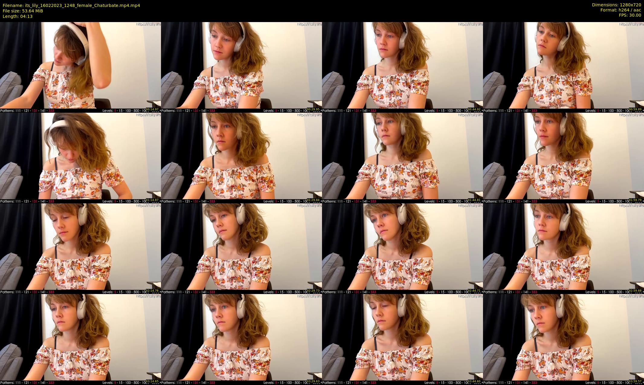 its_lily — 5 minute Chaturbate female cam show recording, 720p, Feb 16, 2023