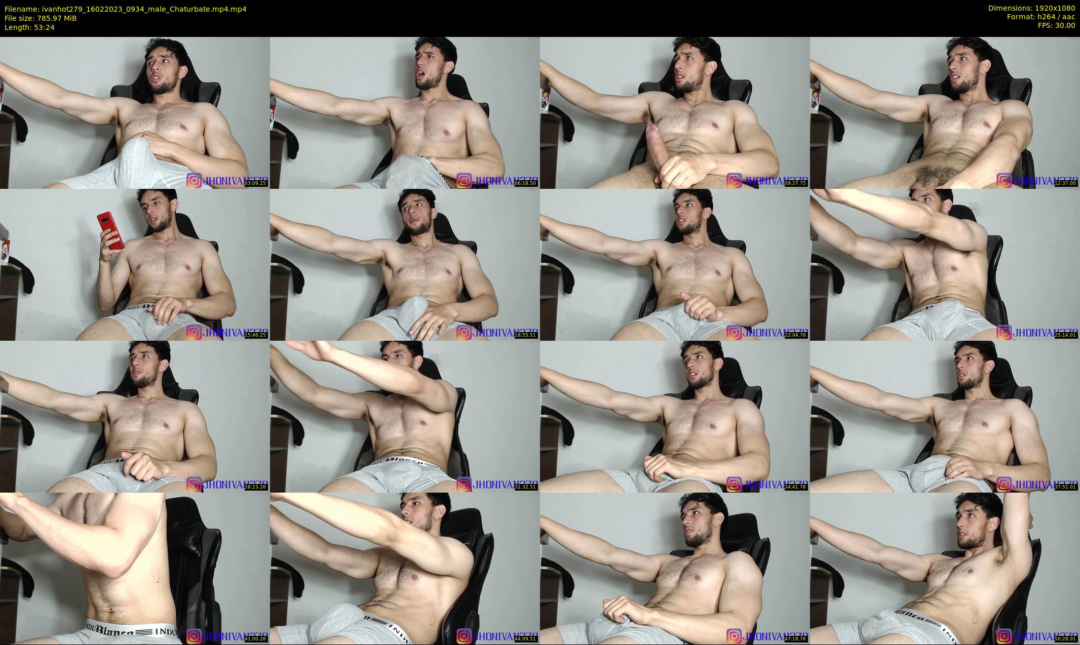 ivanhot279 — 54 minute Chaturbate male cam show recording, 1080p, Feb 16, 2023