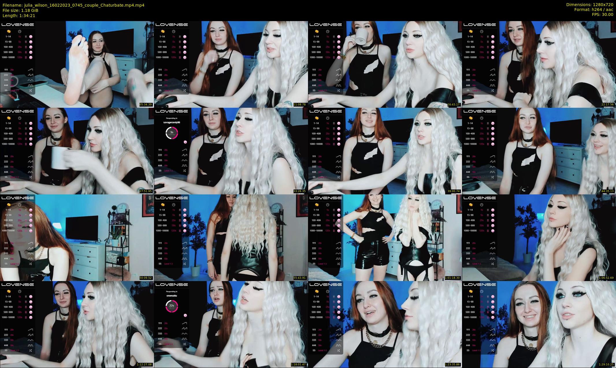 julia_wilson — 95 minute Chaturbate female cam show recording, 720p, Feb 16, 2023