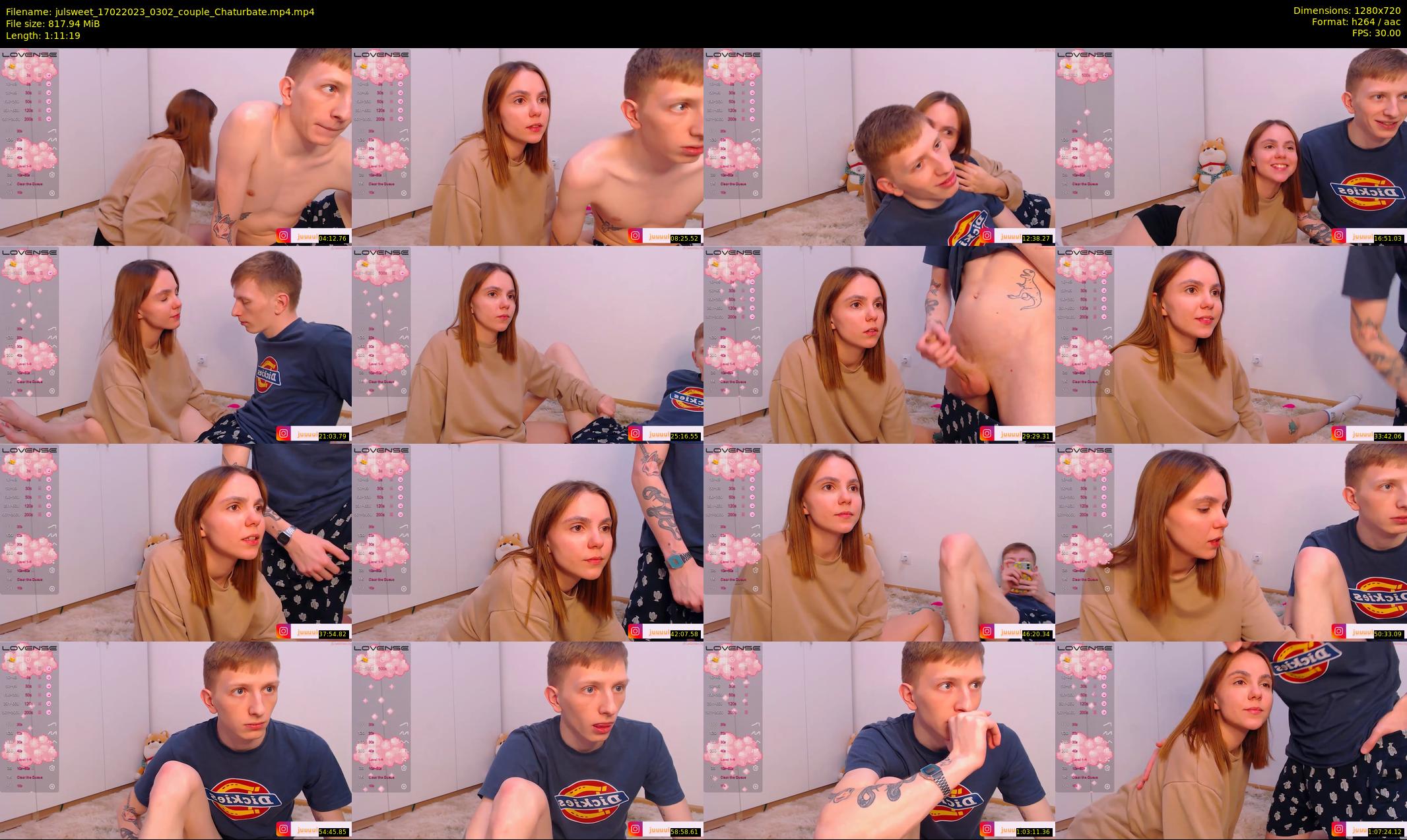 julsweet — 72 minute Chaturbate male cam show recording, 720p, Feb 17, 2023