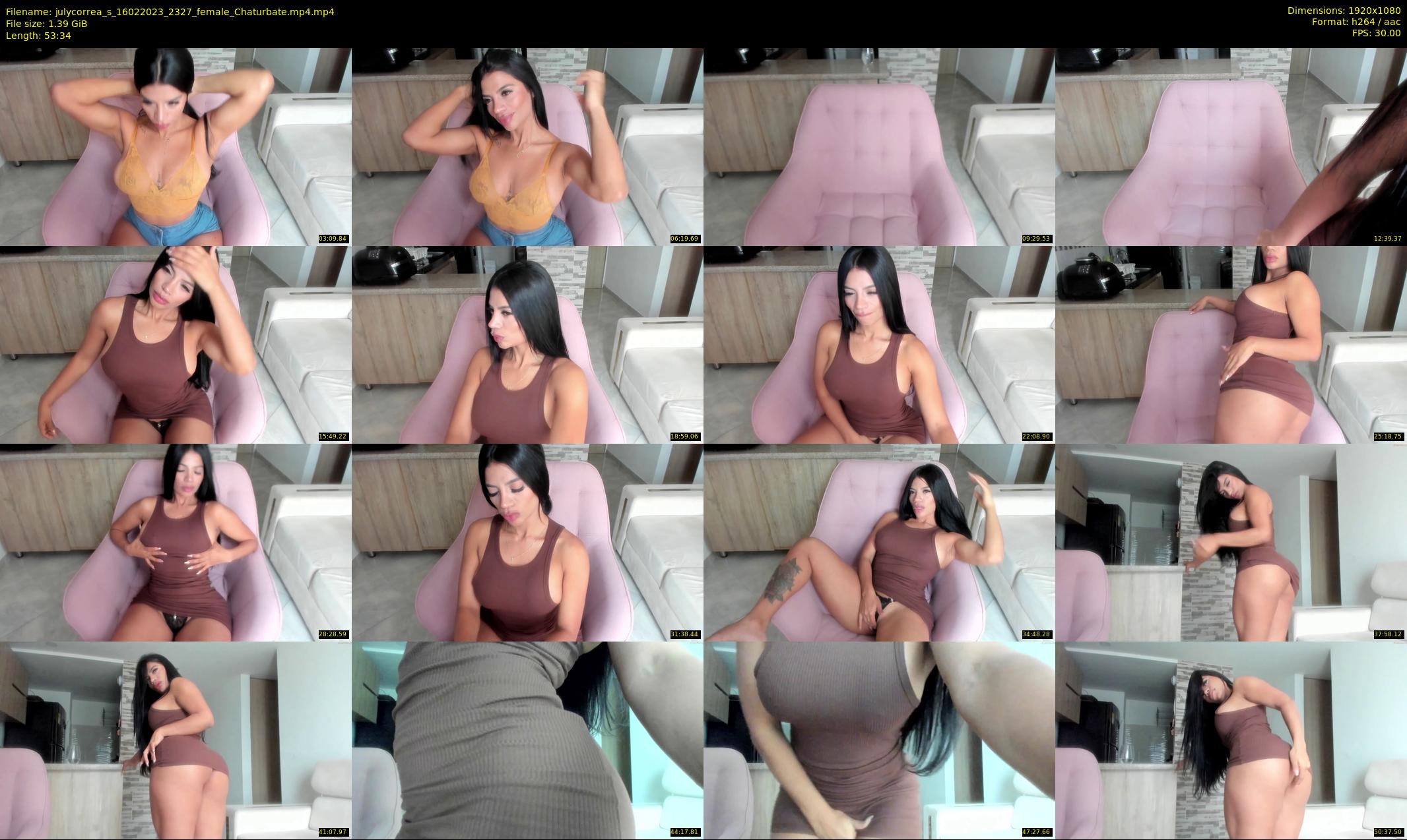 julycorrea_s — 54 minute Chaturbate female cam show recording, 1080p, Feb 16, 2023