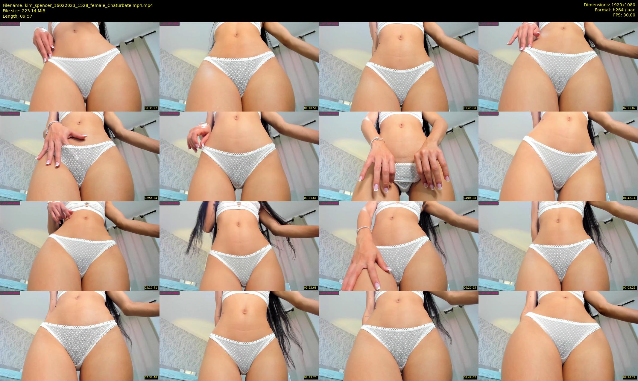 kim_spencer — 10 minute Chaturbate female cam show recording, 1080p, Feb 16, 2023