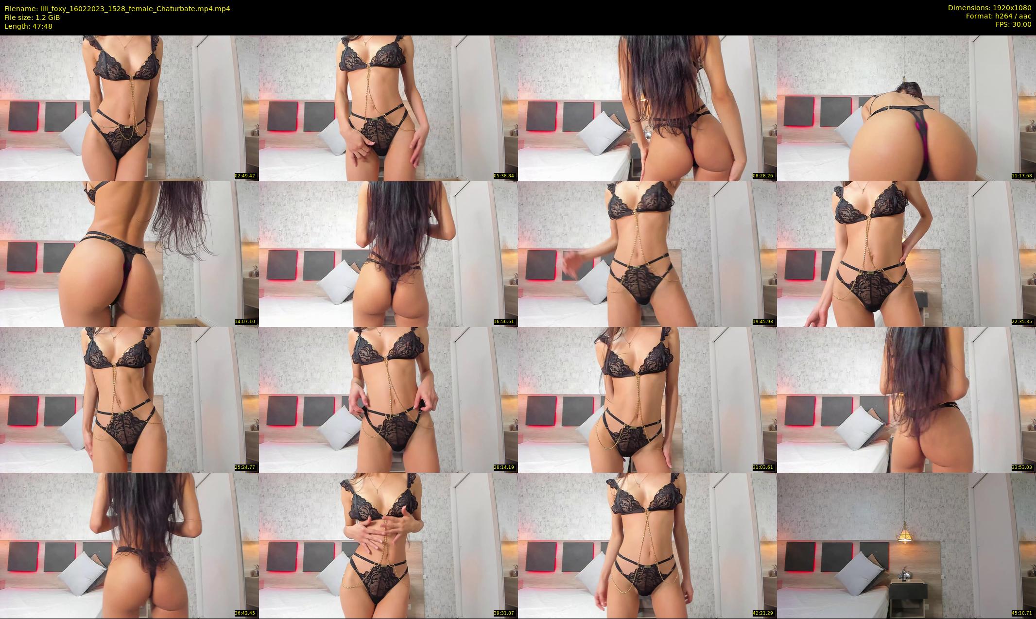 lili_foxy — 48 minute Chaturbate female cam show recording, 1080p, Feb 16, 2023