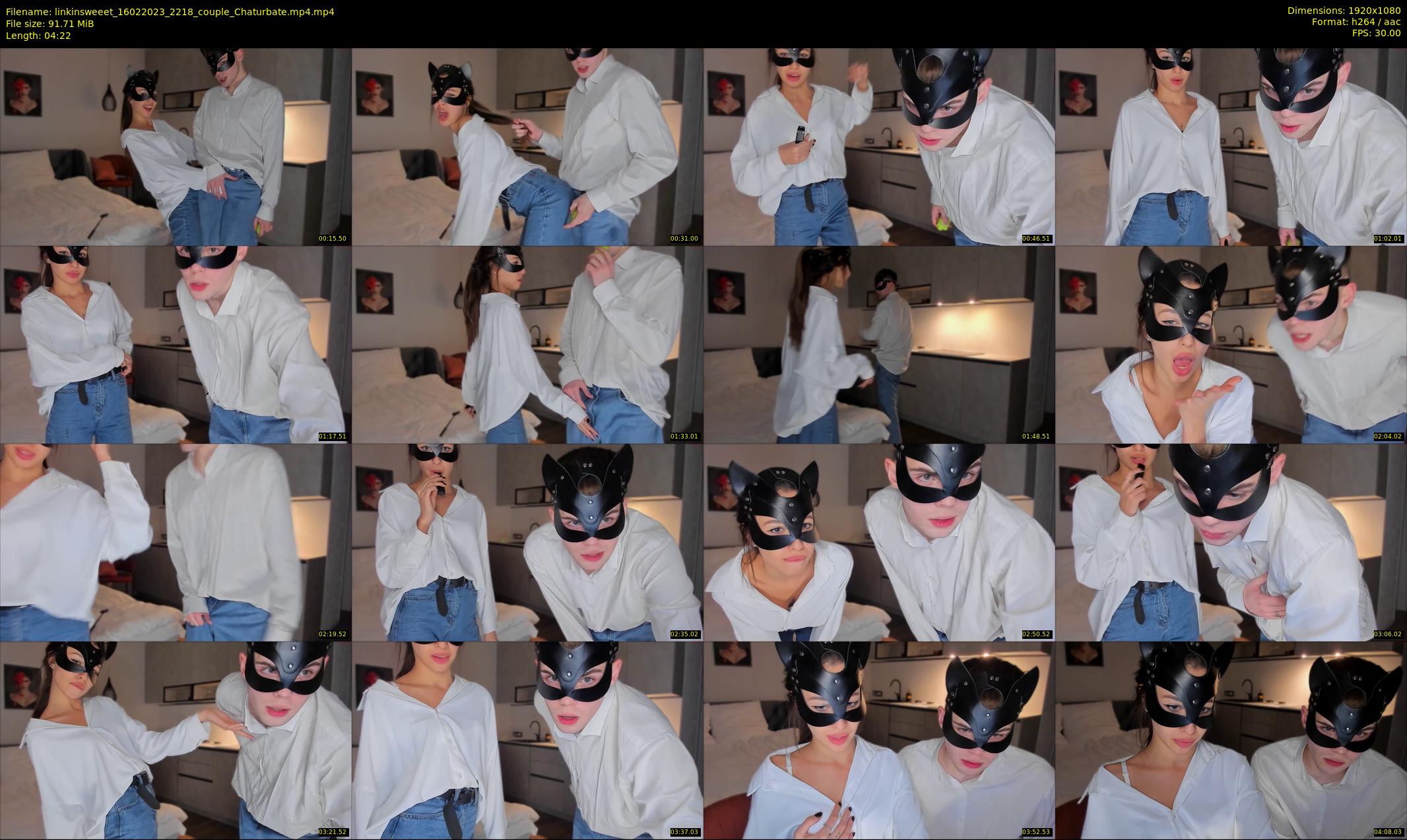 linkinsweeet — 5 minute Chaturbate couple cam show recording, 1080p, Feb 16, 2023