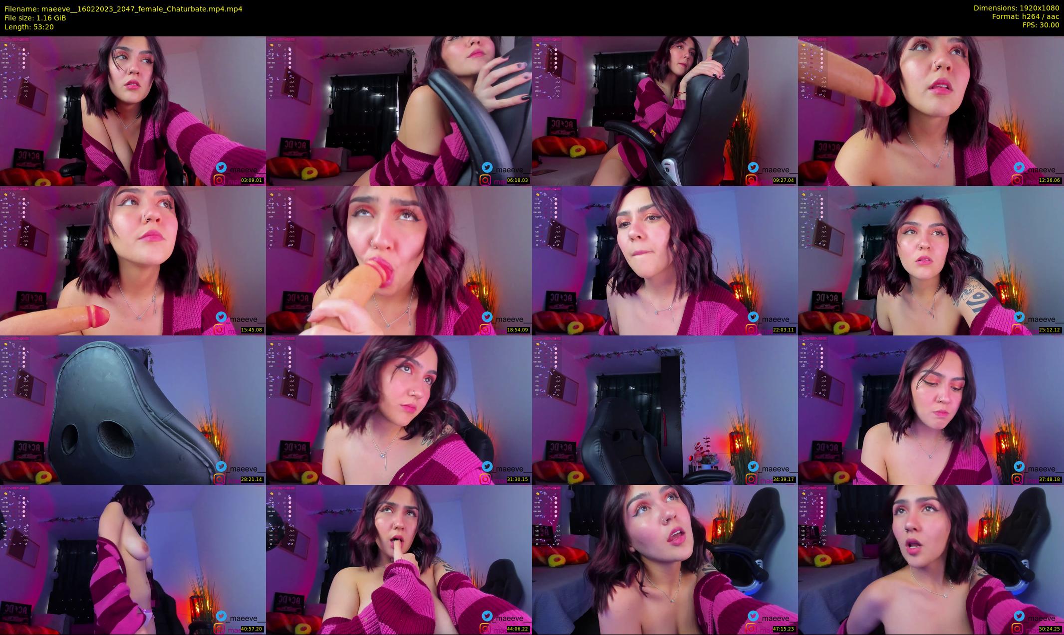 maeeve_ — 54 minute Chaturbate female cam show recording, 1080p, Feb 16, 2023