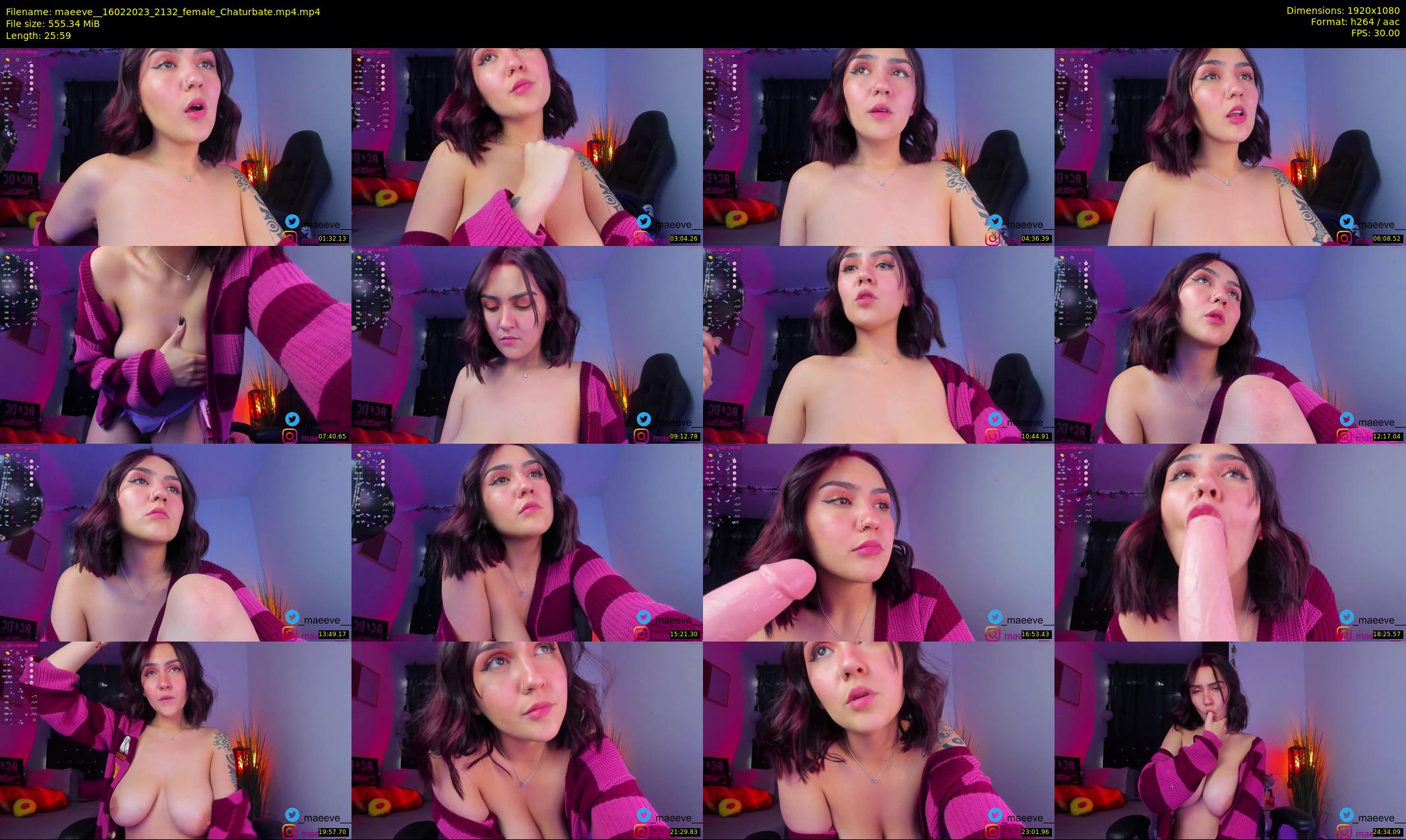 maeeve_ — 26 minute Chaturbate female cam show recording, 1080p, Feb 16, 2023
