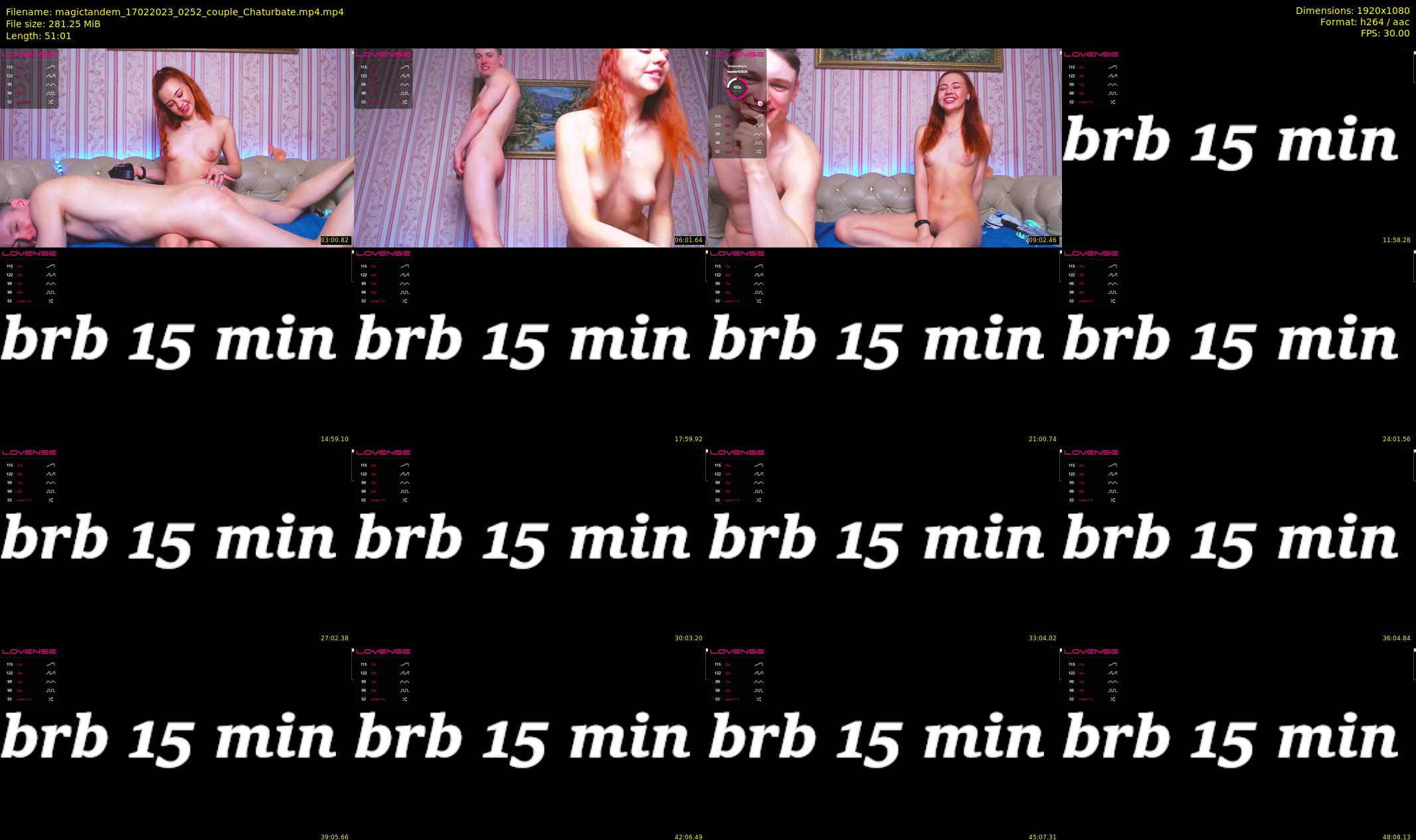 magictandem — 52 minute Chaturbate couple cam show recording, 1080p, Feb 17, 2023