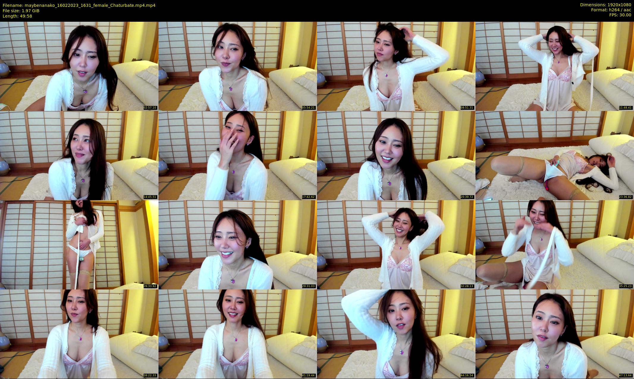 maybenanako — 50 minute Chaturbate female cam show recording, 1080p, Feb 16, 2023