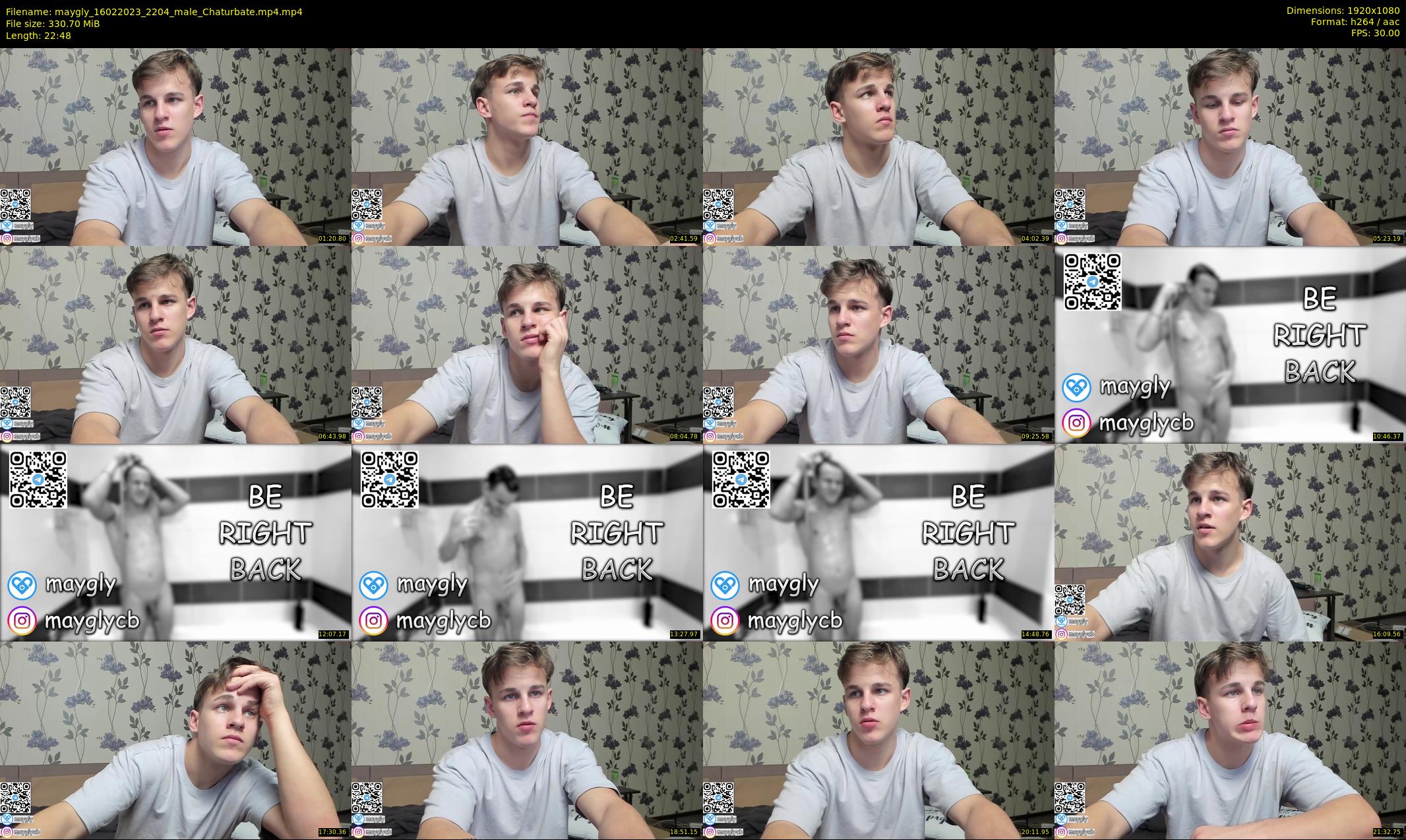 maygly — 23 minute Chaturbate male cam show recording, 1080p, Feb 16, 2023
