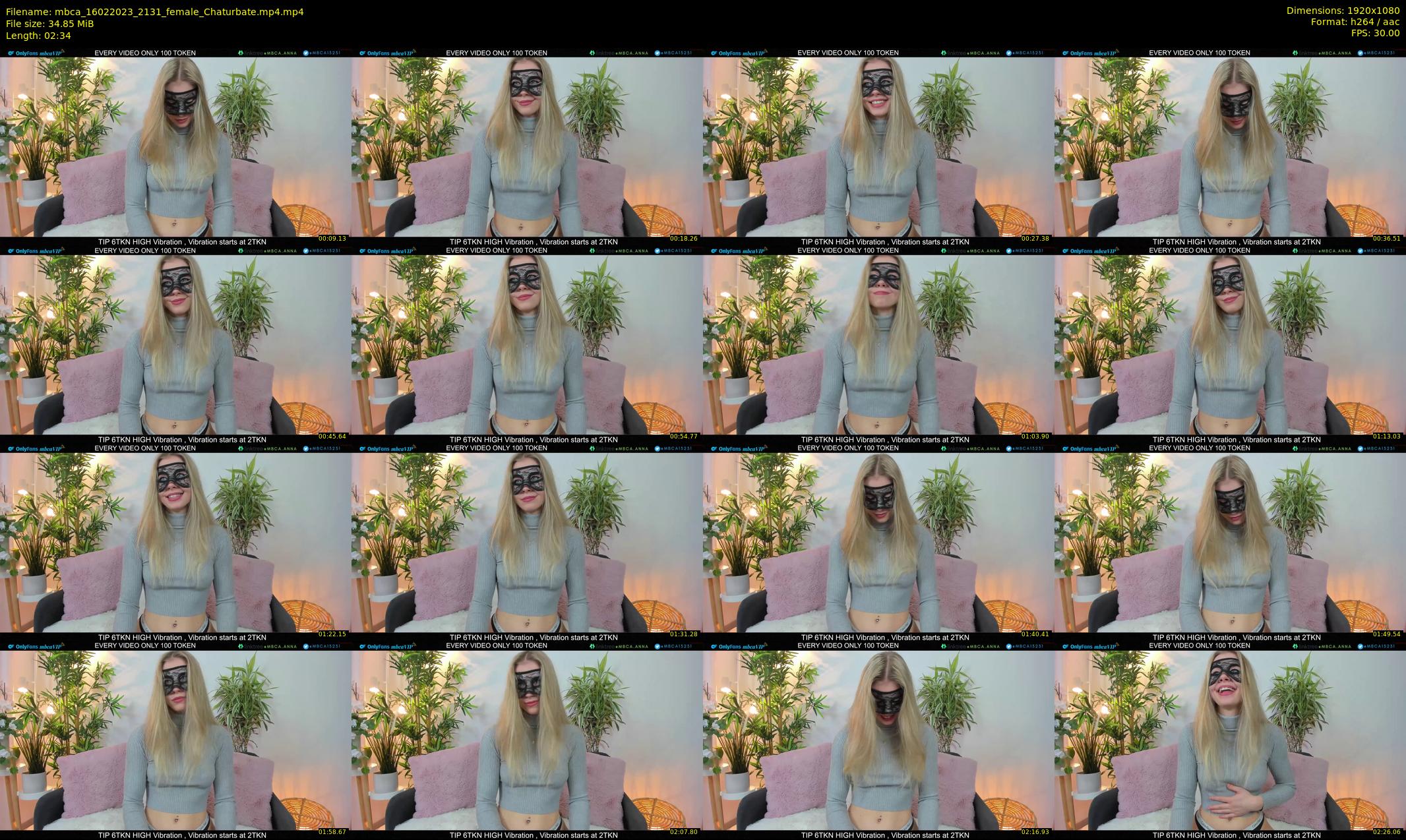 mbca — 3 minute Chaturbate couple cam show recording, 1080p, Feb 16, 2023