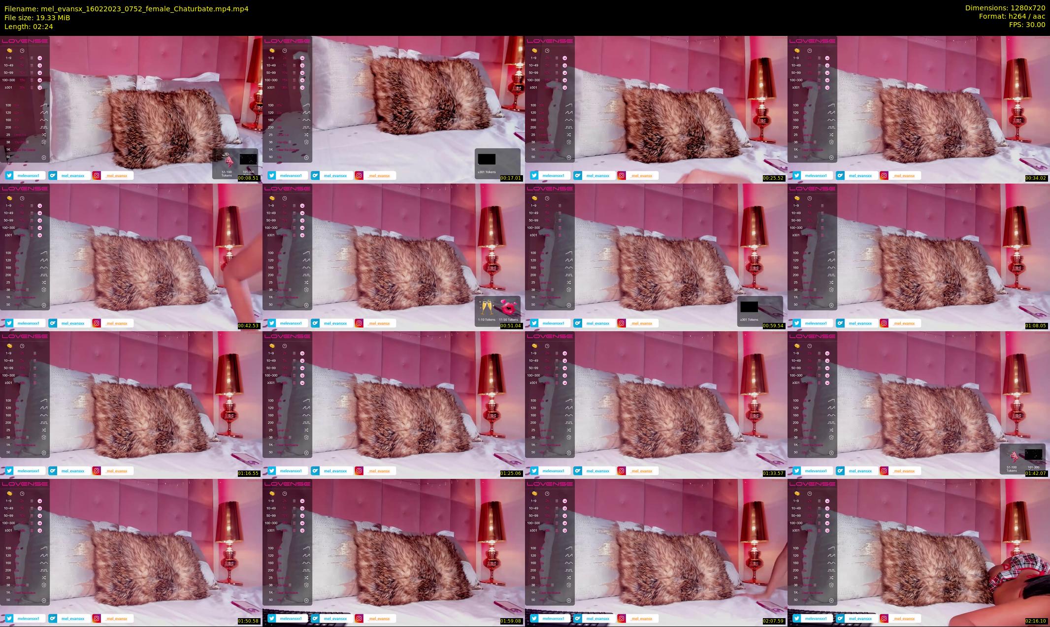 mel_evansx — 3 minute Chaturbate female cam show recording, 720p, Feb 16, 2023