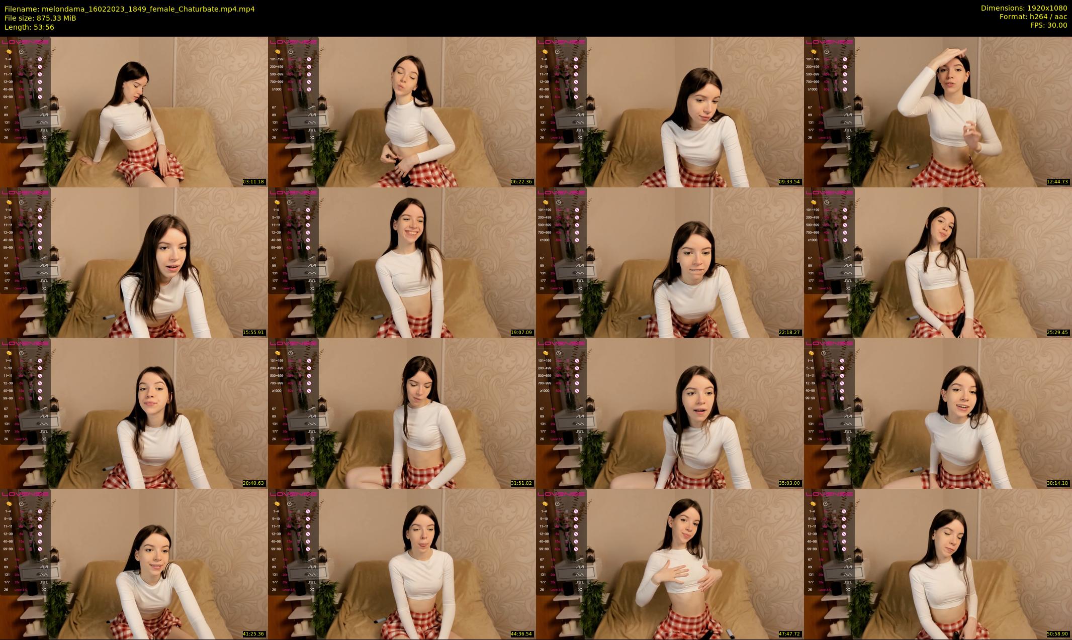 melondama — 54 minute Chaturbate female cam show recording, 1080p, Feb 16, 2023