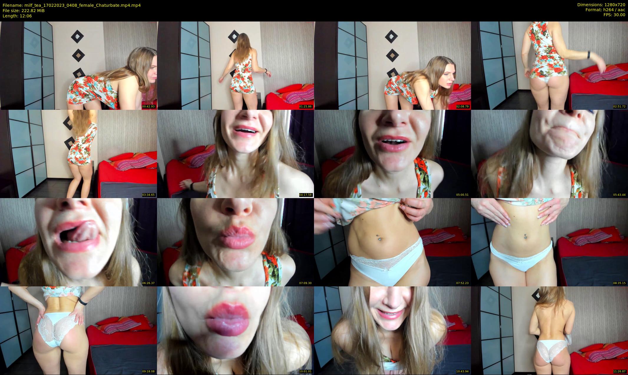 milf_tea — 13 minute Chaturbate female cam show recording, 720p, Feb 17, 2023