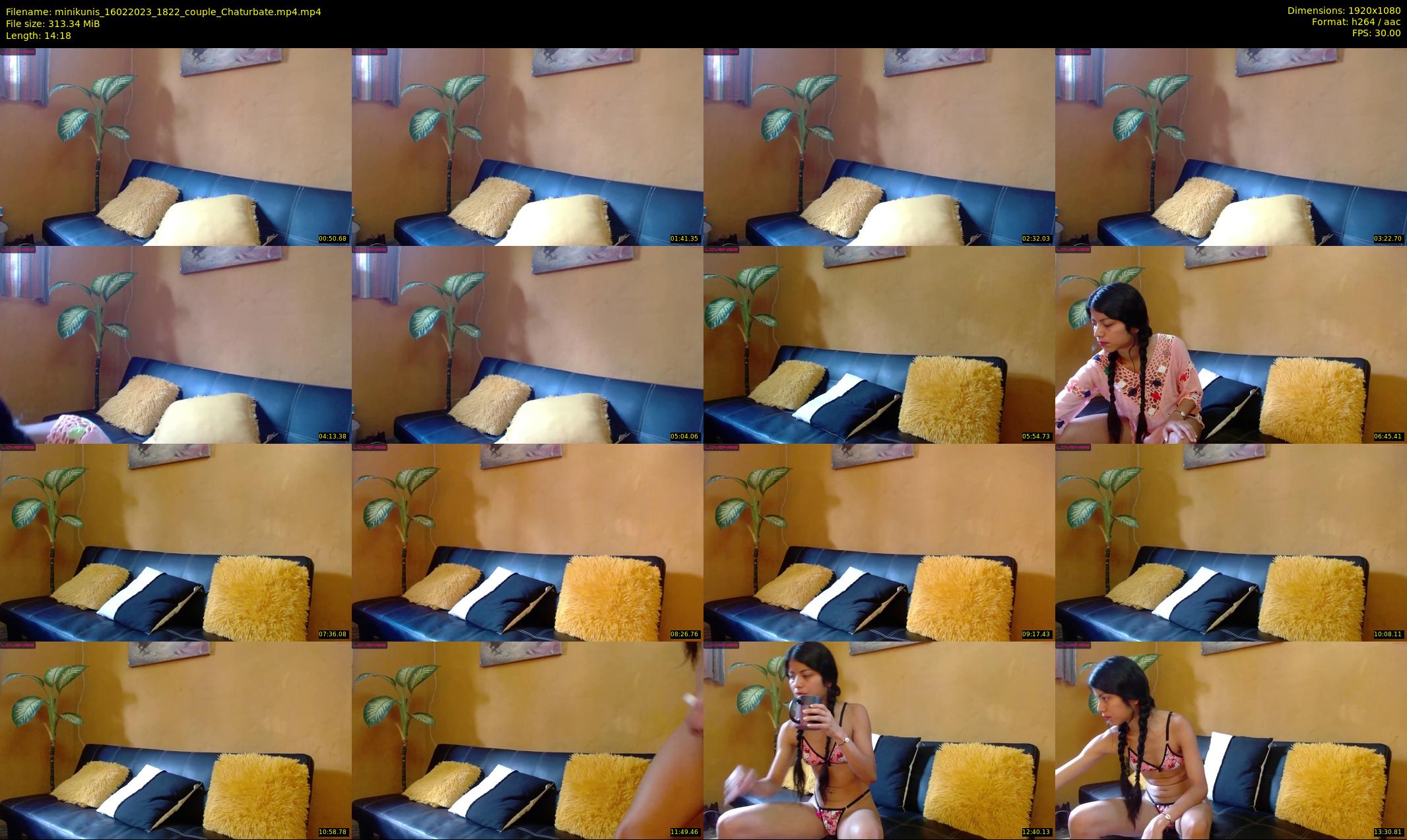 minikunis — 15 minute Chaturbate couple cam show recording, 1080p, Feb 16, 2023
