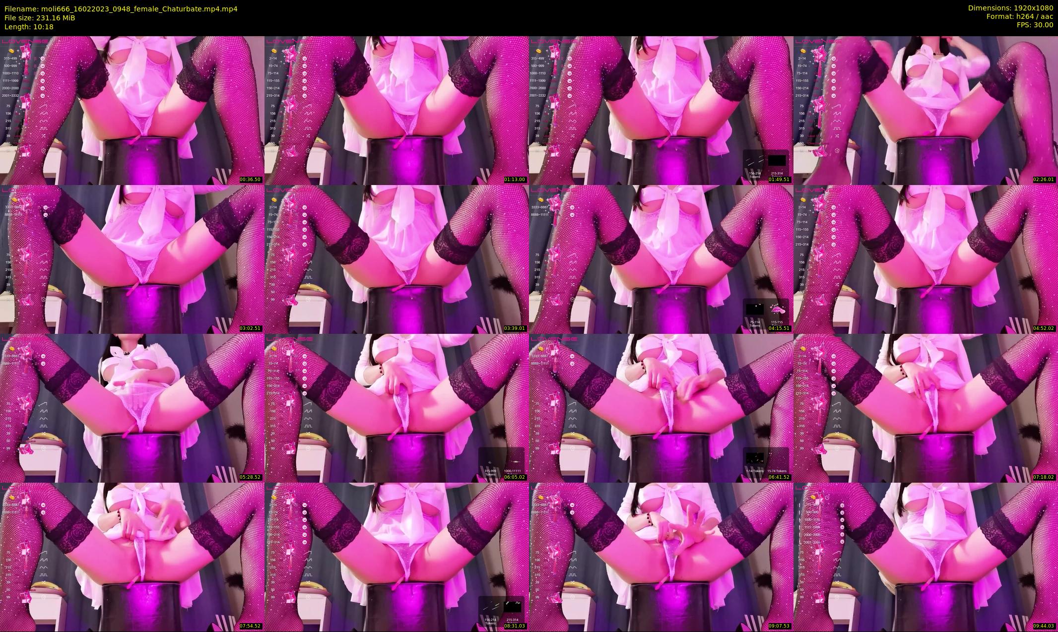 moli666 — 11 minute Chaturbate female cam show recording, 1080p, Feb 16, 2023